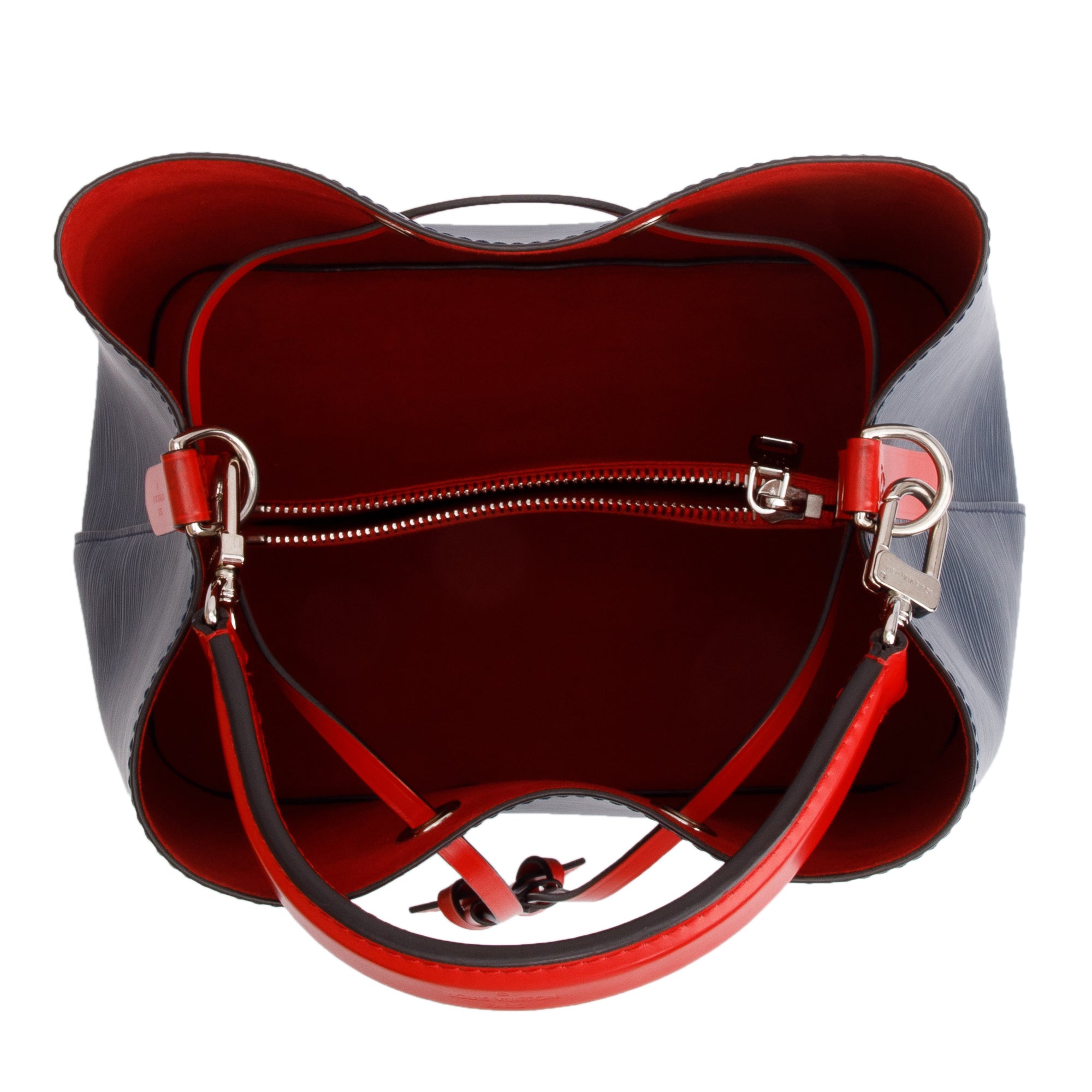 Louis Vuitton Blue/Red Epi Leather Neonoe MM w/ Box