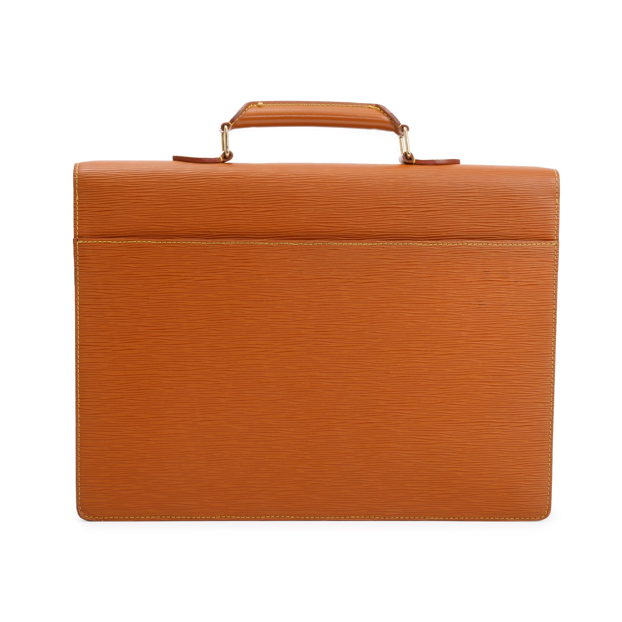 Louis Vuitton Brown Epi Leather Serviette Ambassadeur Briefcase