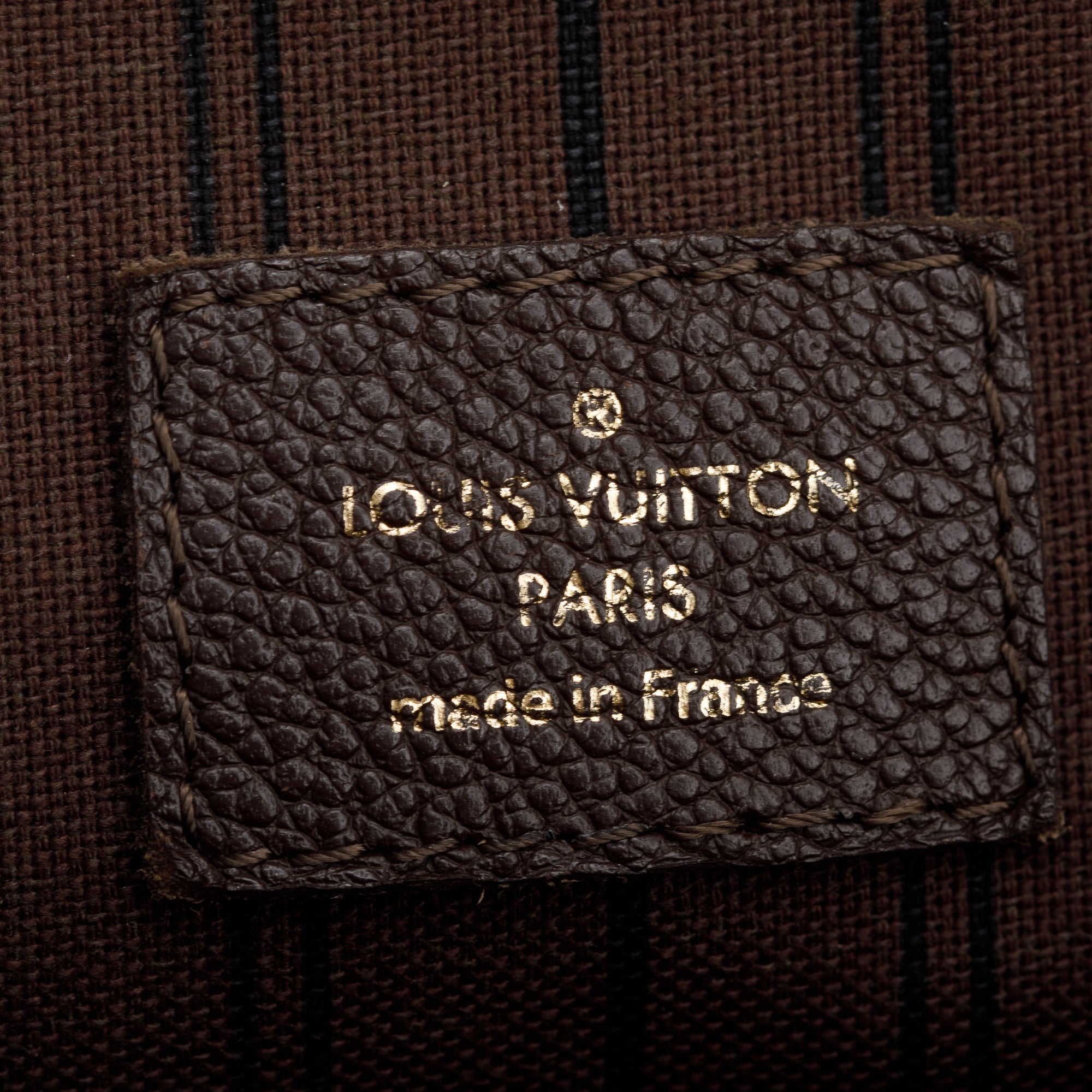 Louis Vuitton Brown Monogram Empreinte Lumineuse PM Bag w/ Strap