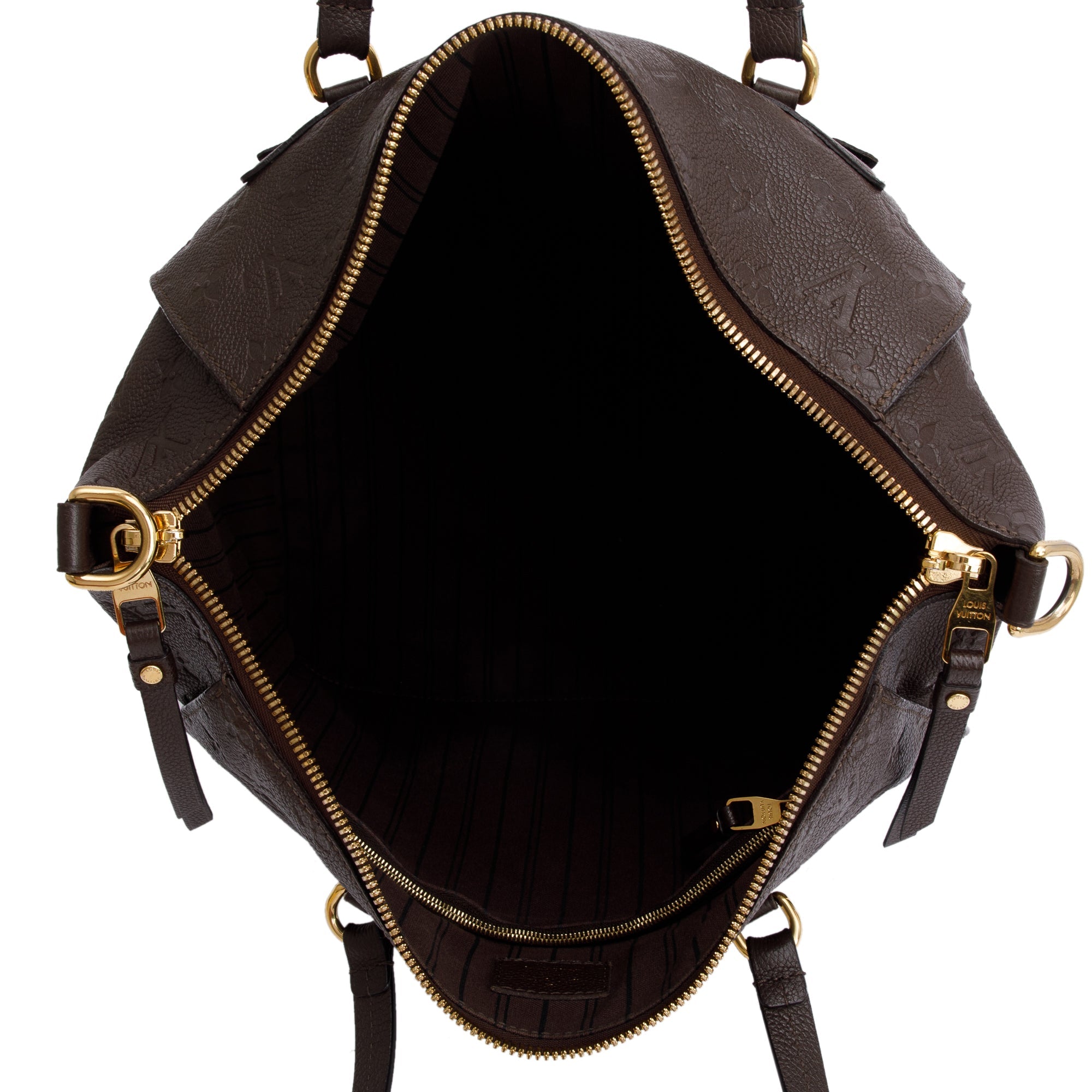 Louis Vuitton Brown Monogram Empreinte Lumineuse PM Bag w/ Strap
