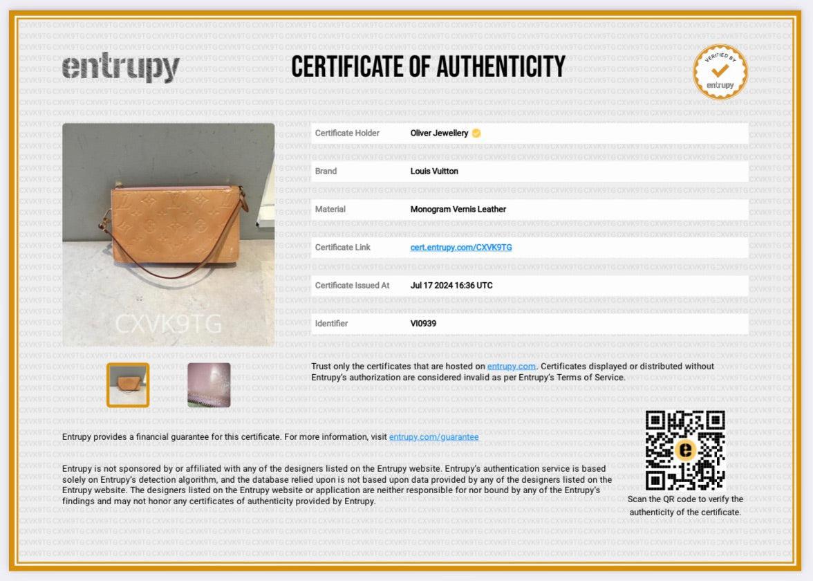 Louis Vuitton Brown Monogram Vernis Leather Lexington Pochette Accessoires