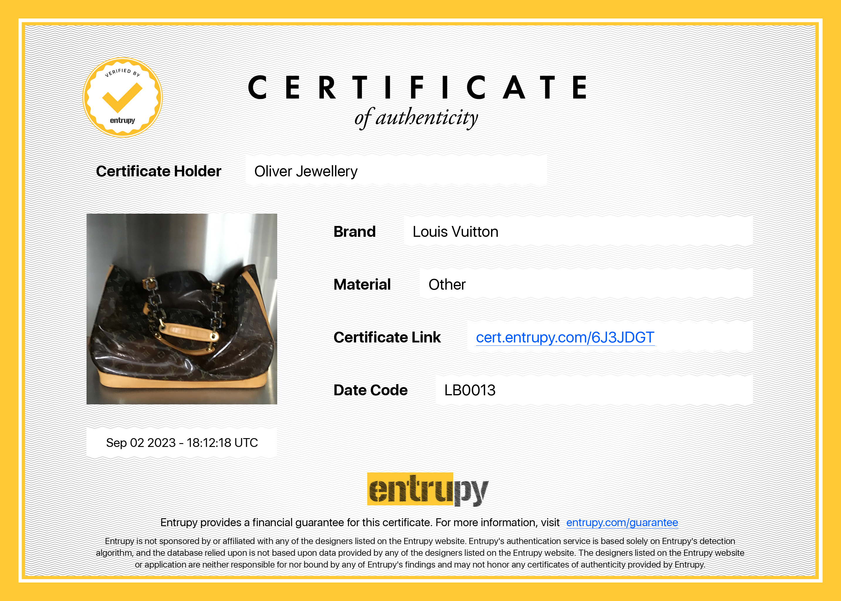 Louis Vuitton Brown Monogram Vinyl Cabas Sac Ambre GM Tote w/ Pouch