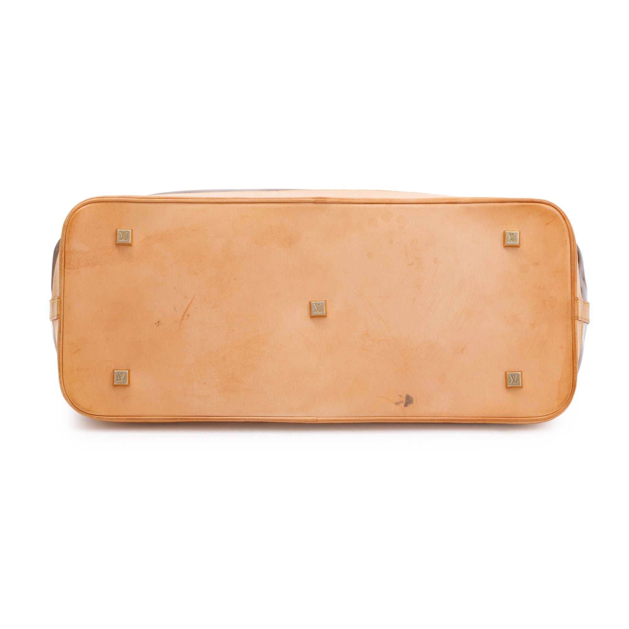 Louis Vuitton Brown Monogram Vinyl Cabas Sac Ambre GM Tote w/ Pouch