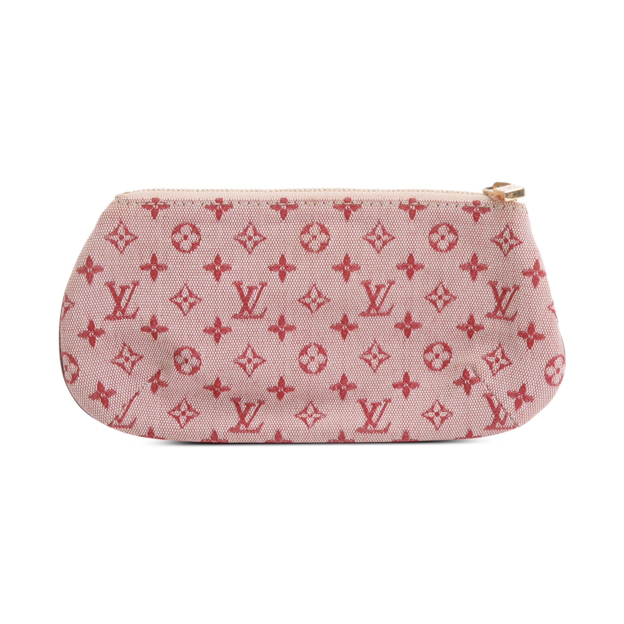 Louis Vuitton Burgundy Monogram Mini Lin Anne Sophie Pochette Clutch