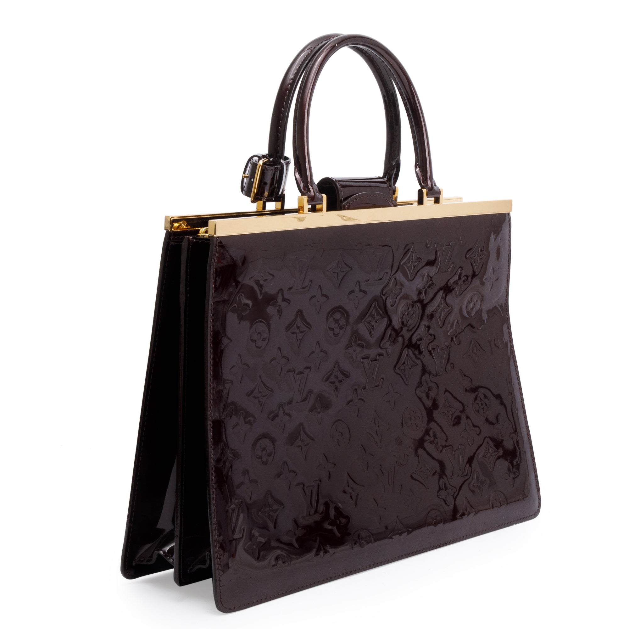 Louis Vuitton Burgundy Vernis Leather Deesee GM