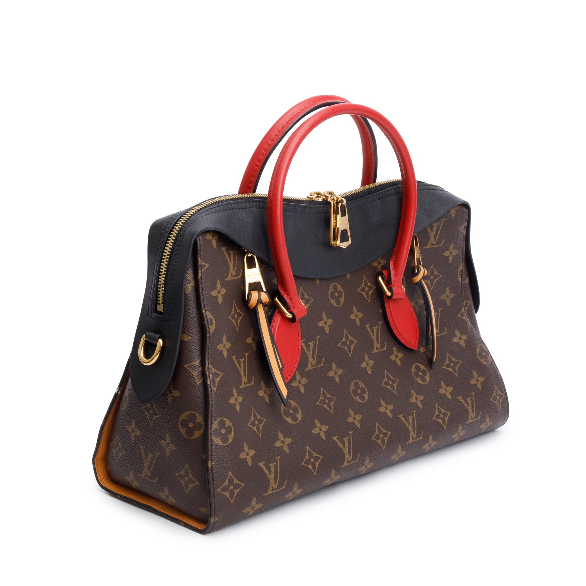 Louis Vuitton Caramel Leather Monogram Tuileries w/ Strap