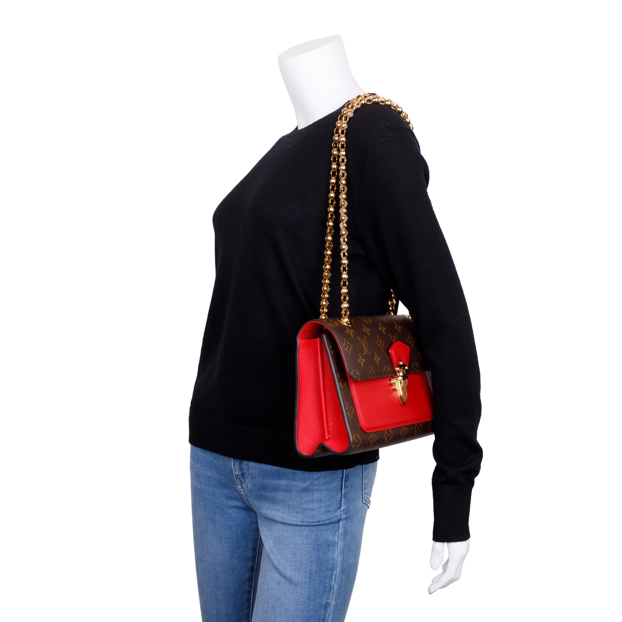 Louis Vuitton Cerise Monogram Victoire Chain Bag – Oliver Jewellery