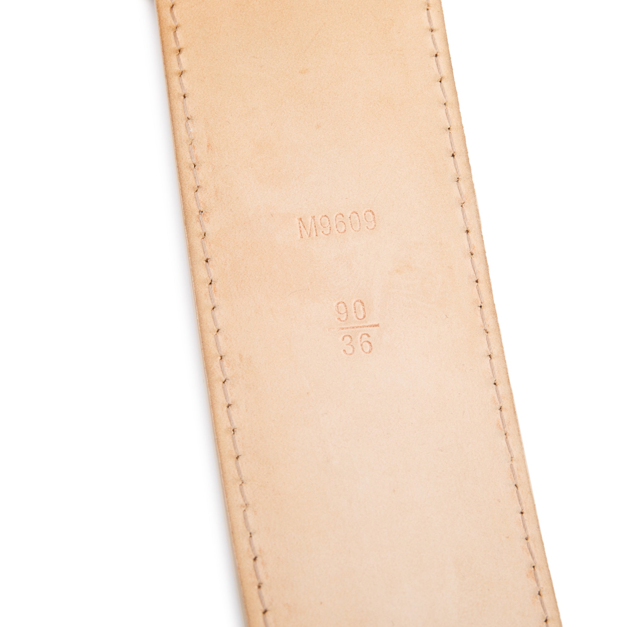 Louis Vuitton Damier Azur Canvas LV Initials 40 MM Belt 90 36