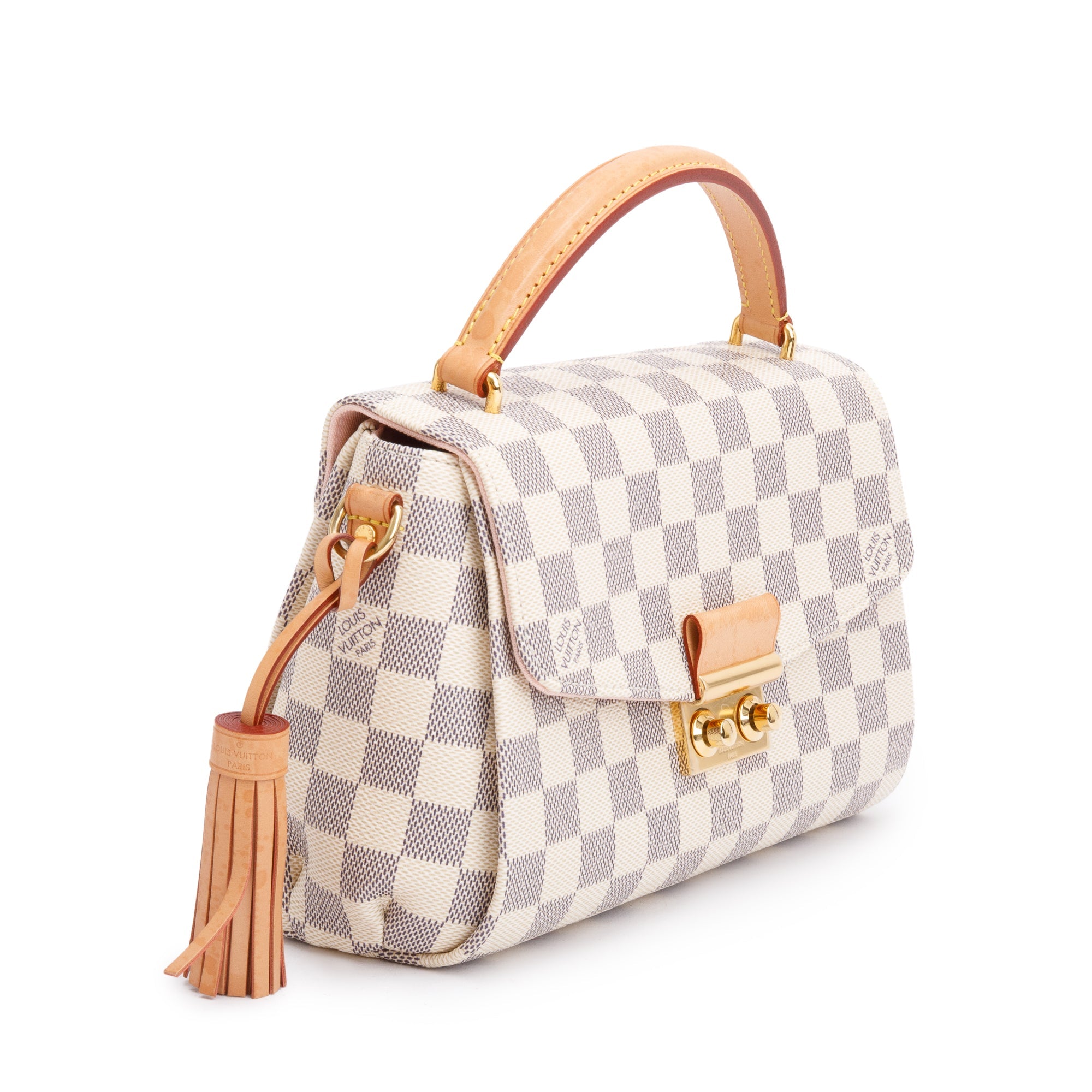 Louis Vuitton Damier Azur Croisette Bag w/ Box & Receipt