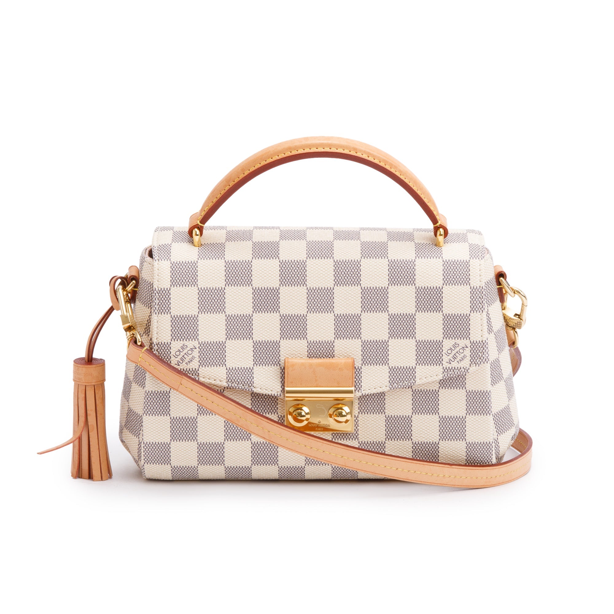 Louis Vuitton Damier Azur Croisette Bag w/ Box & Receipt