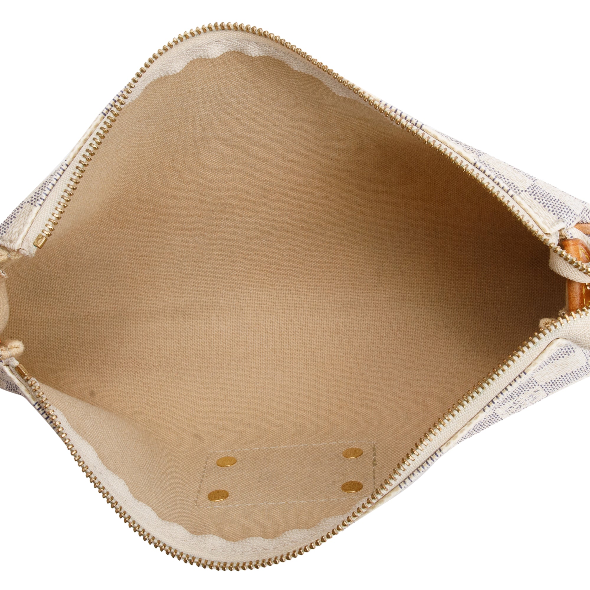 Louis Vuitton Damier Azur Eva Clutch w/ Box & Strap