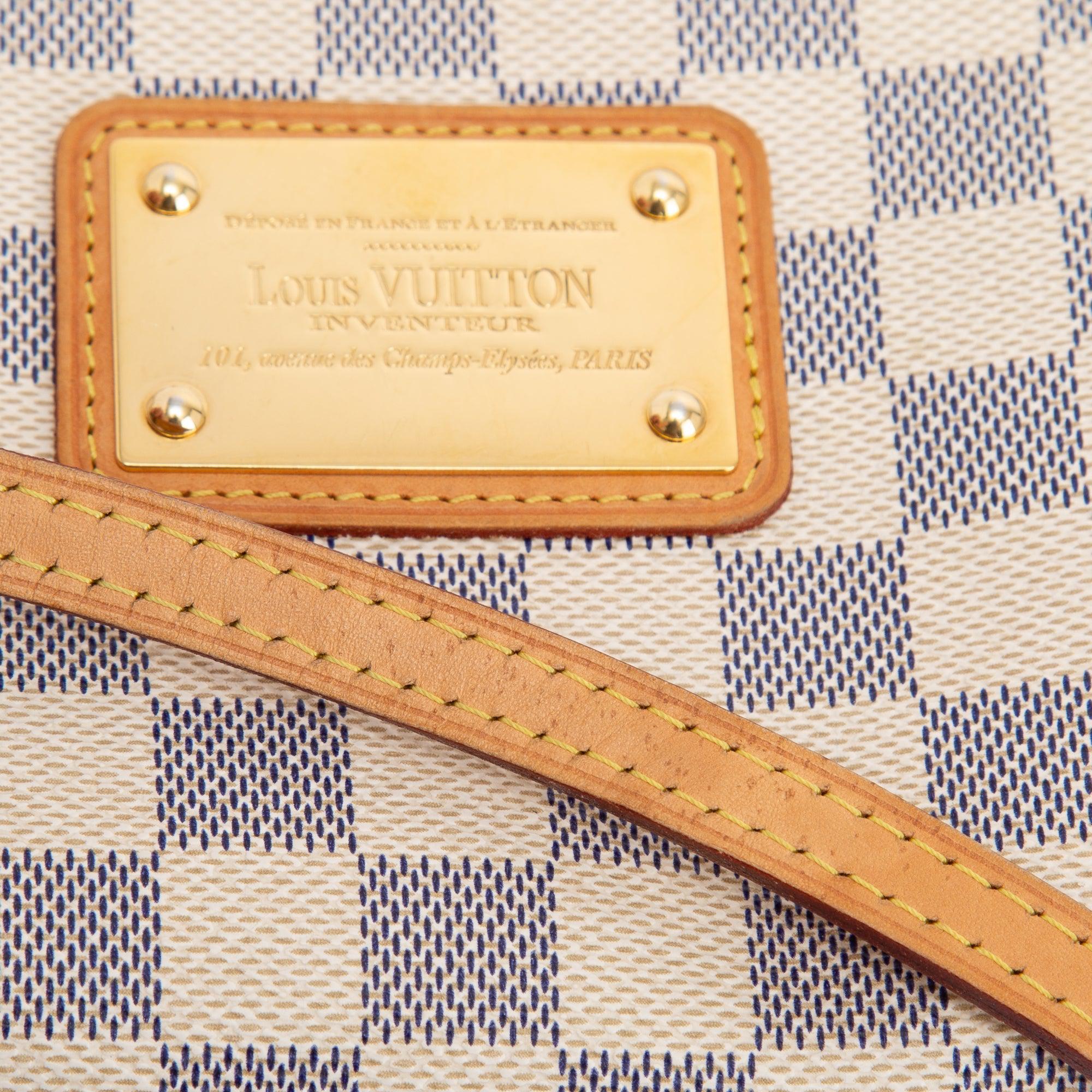 Louis Vuitton Damier Azur Eva Clutch w/ Strap