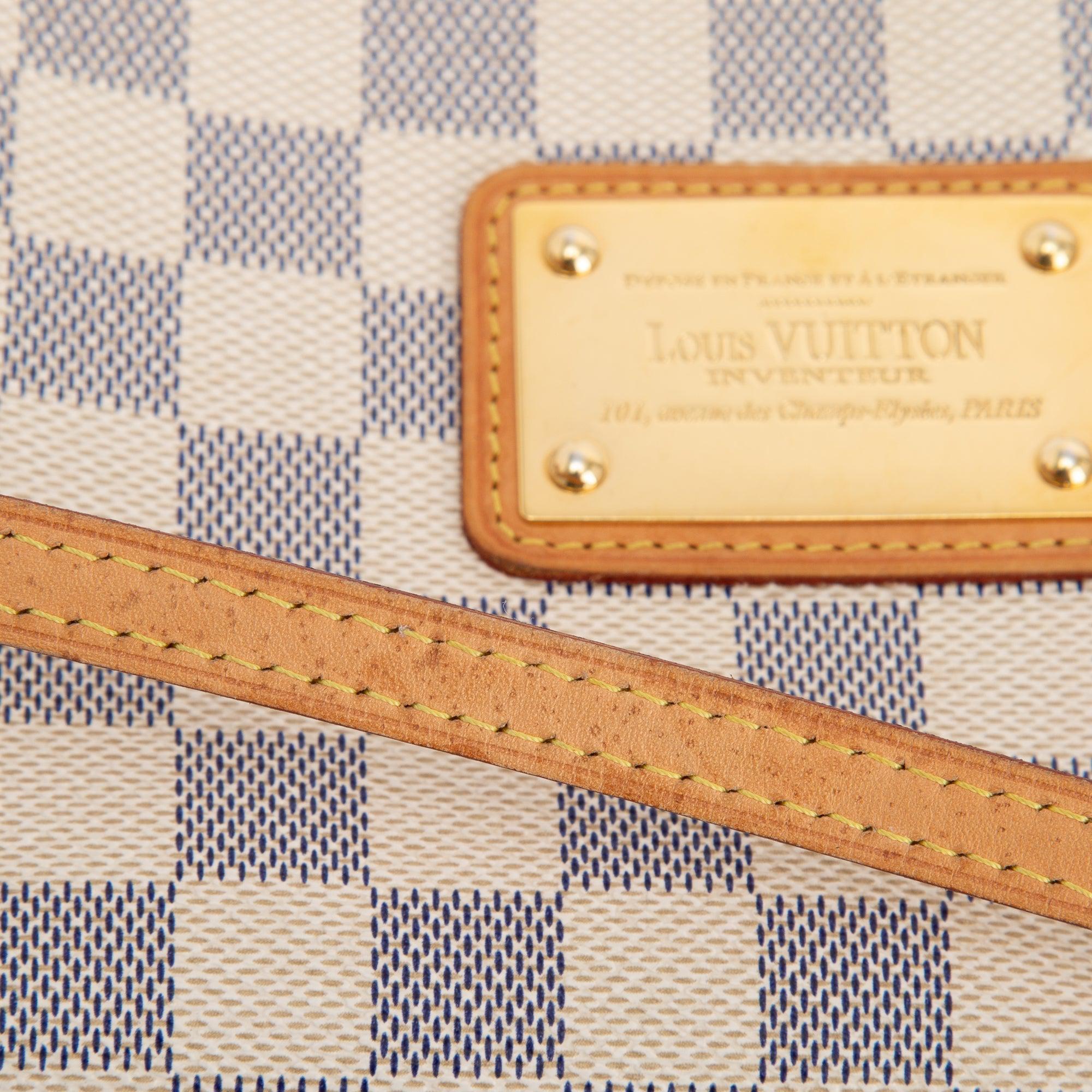 Louis Vuitton Damier Azur Eva Clutch w/ Strap