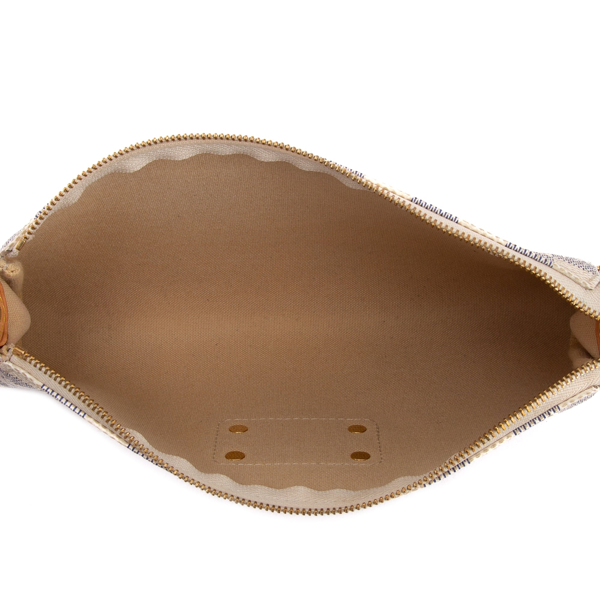 Louis Vuitton Damier Azur Eva Clutch w/ Strap