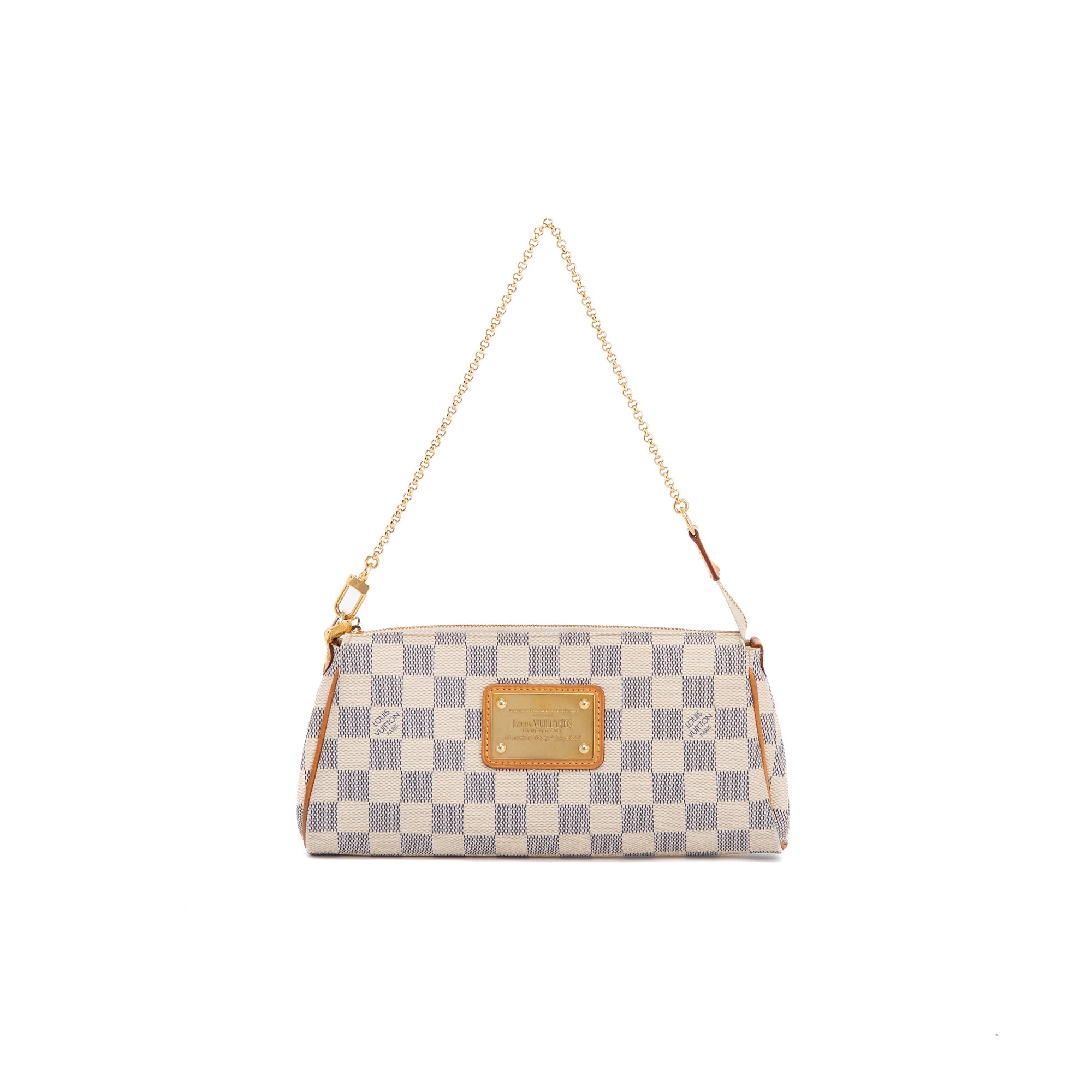 Louis Vuitton Damier Azur Eva Clutch w/ Strap
