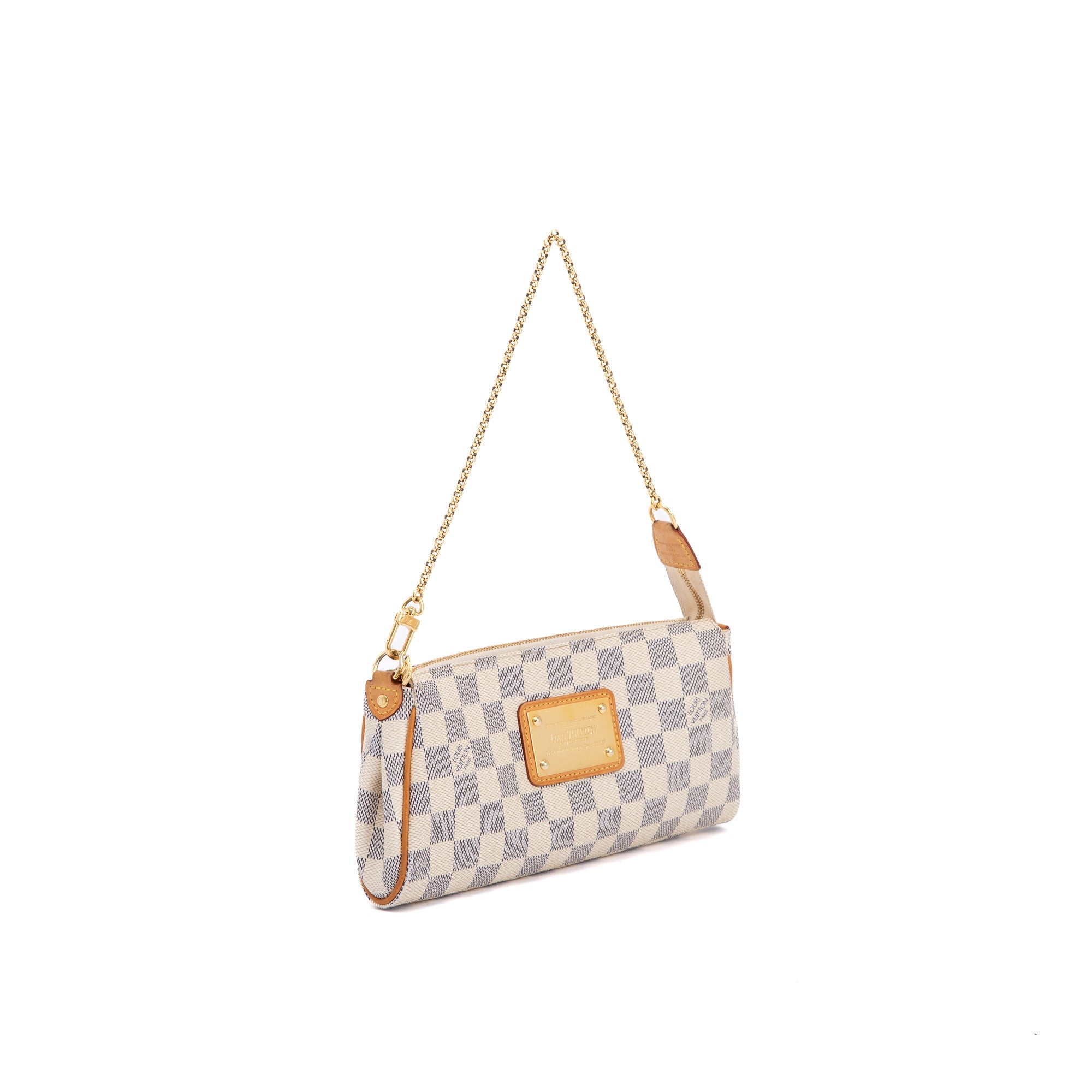 Louis Vuitton Damier Azur Eva Clutch w/ Strap