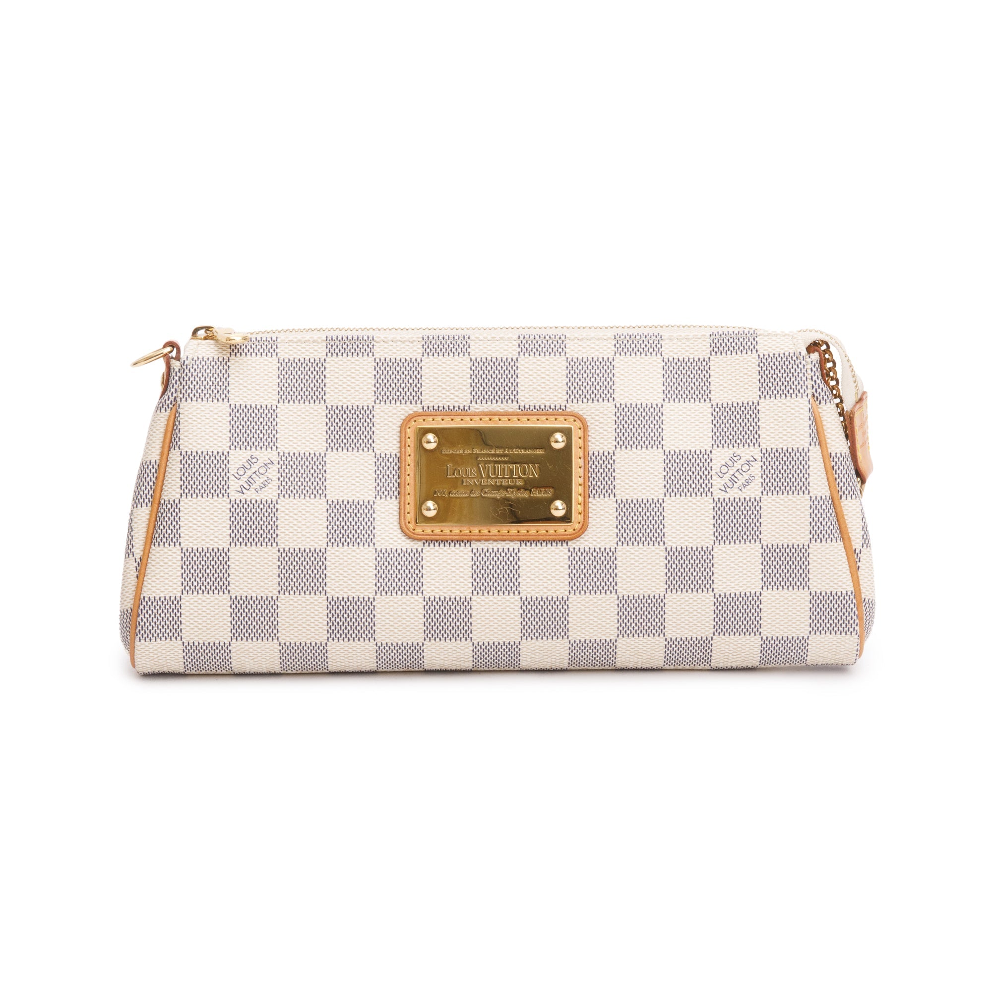 Louis Vuitton Damier Azur Eva Clutch w/ Strap