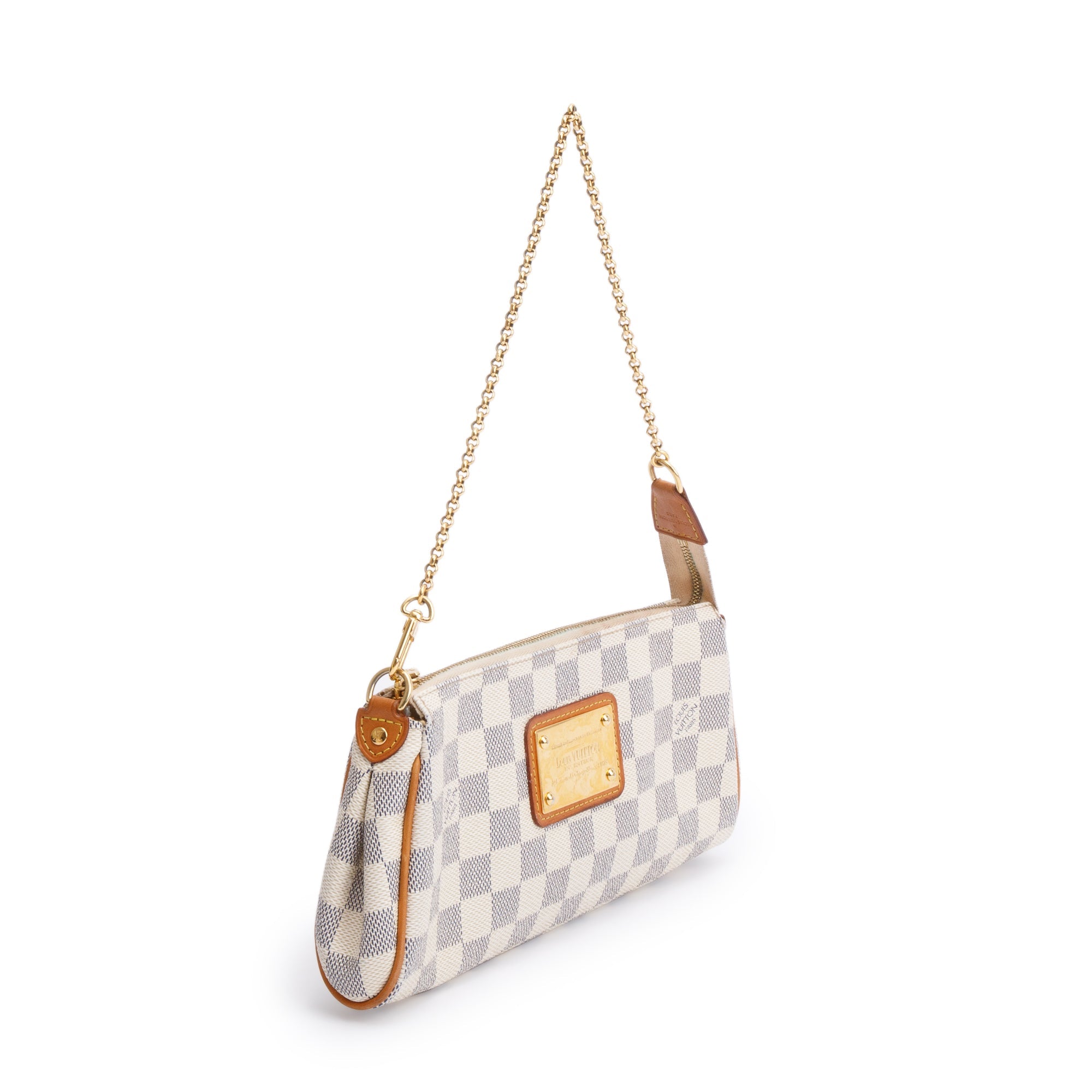 Louis Vuitton Damier Azur Eva Clutch w/ Strap