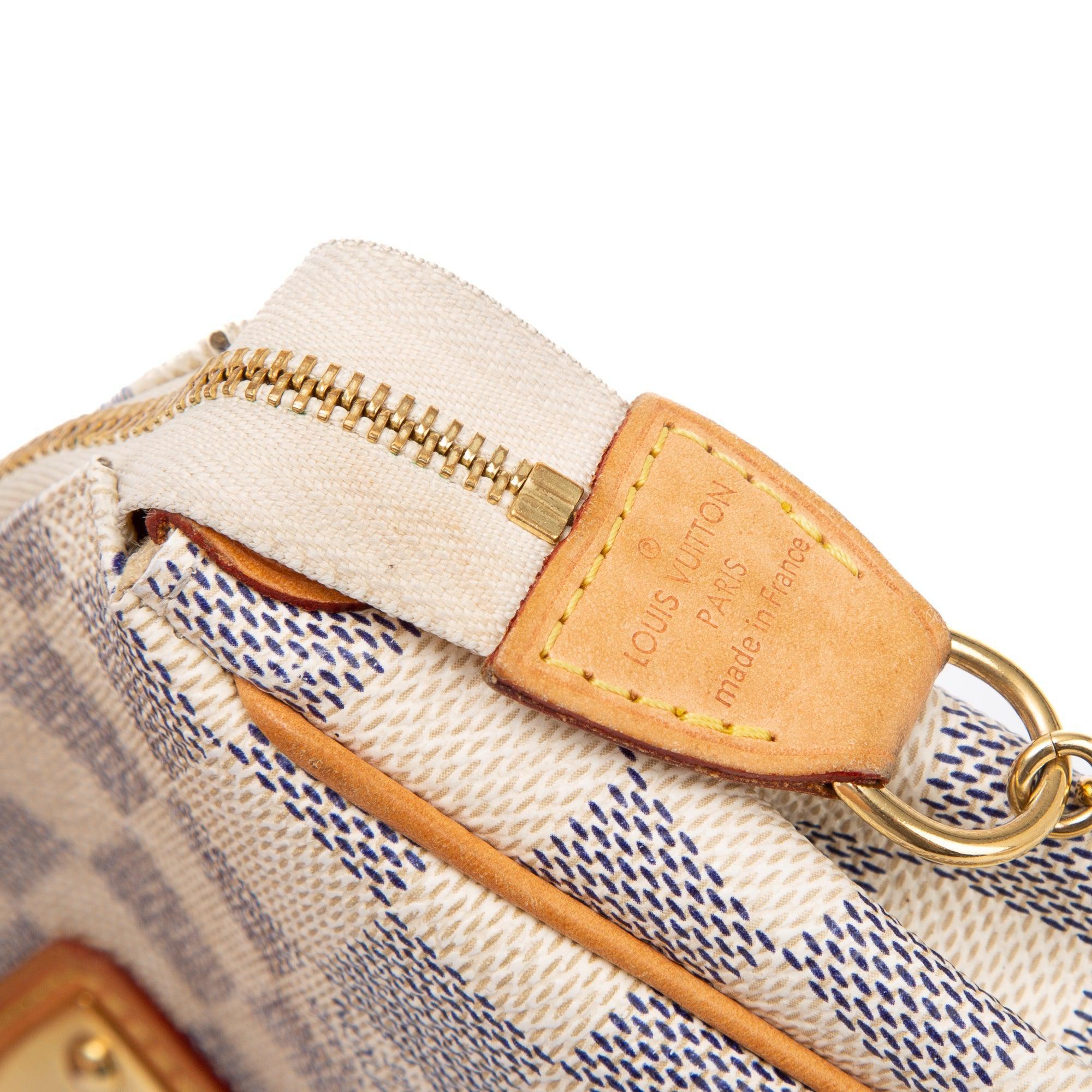 Louis Vuitton Damier Azur Eva Clutch w/ Strap