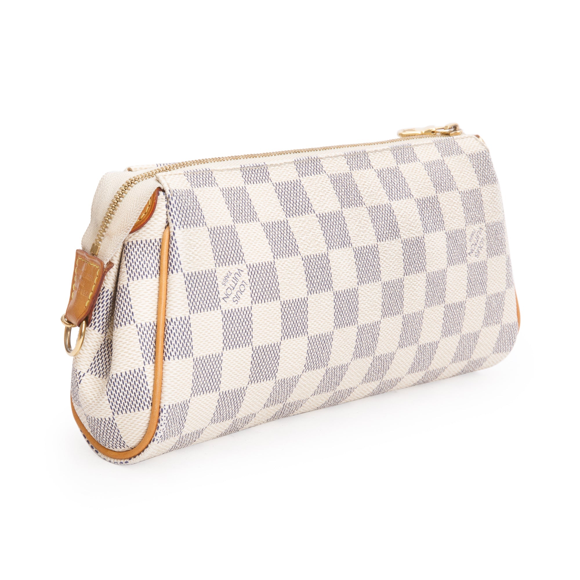 Louis Vuitton Damier Azur Eva Clutch w/ Strap