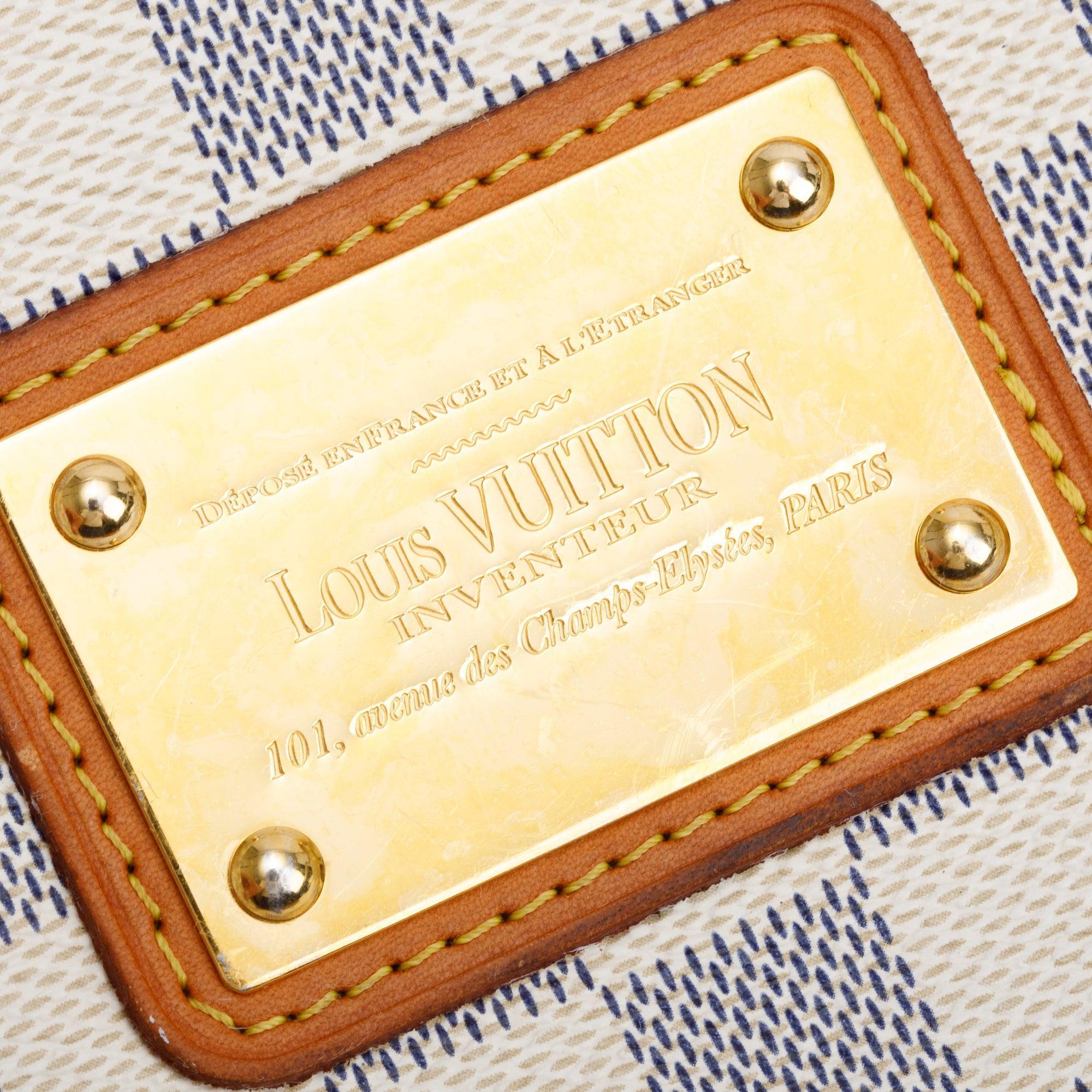 Louis Vuitton Damier Azur Eva Clutch w/ Strap