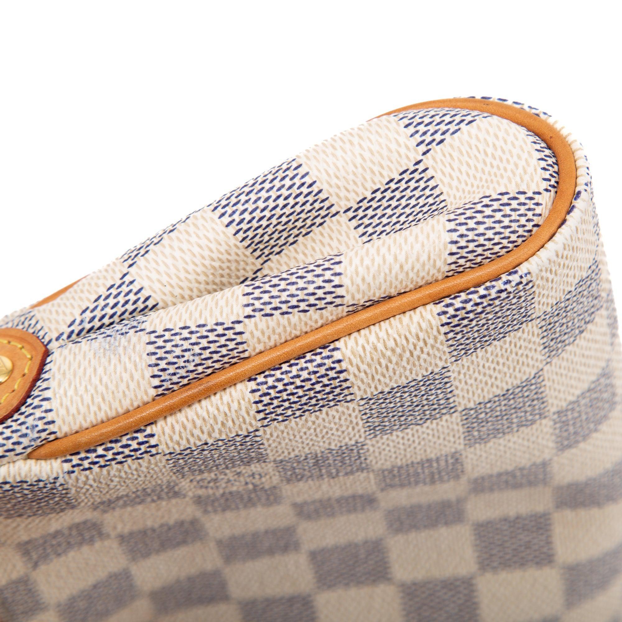 Louis Vuitton Damier Azur Eva Clutch w/ Strap