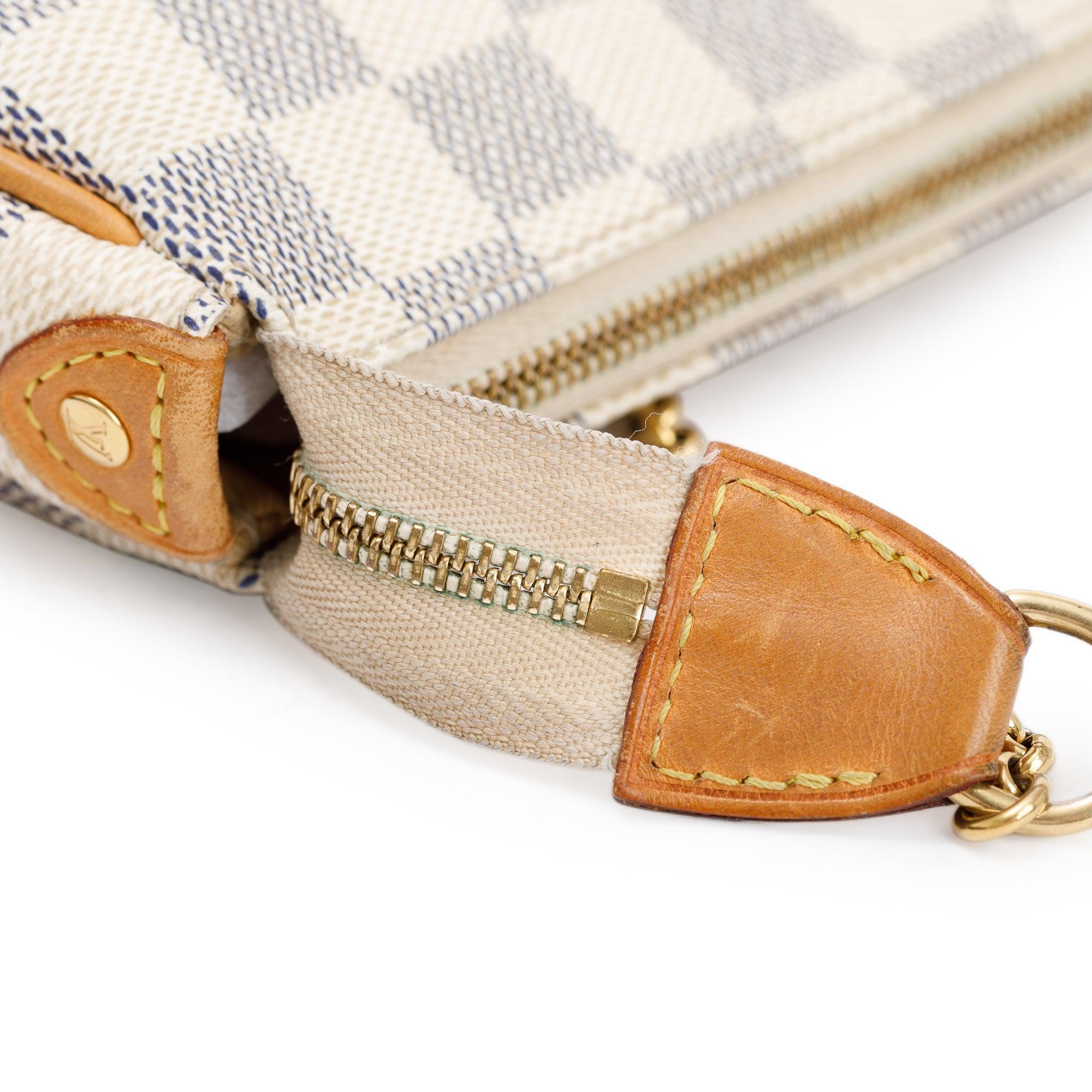 Louis Vuitton Damier Azur Eva Clutch w/ Straps