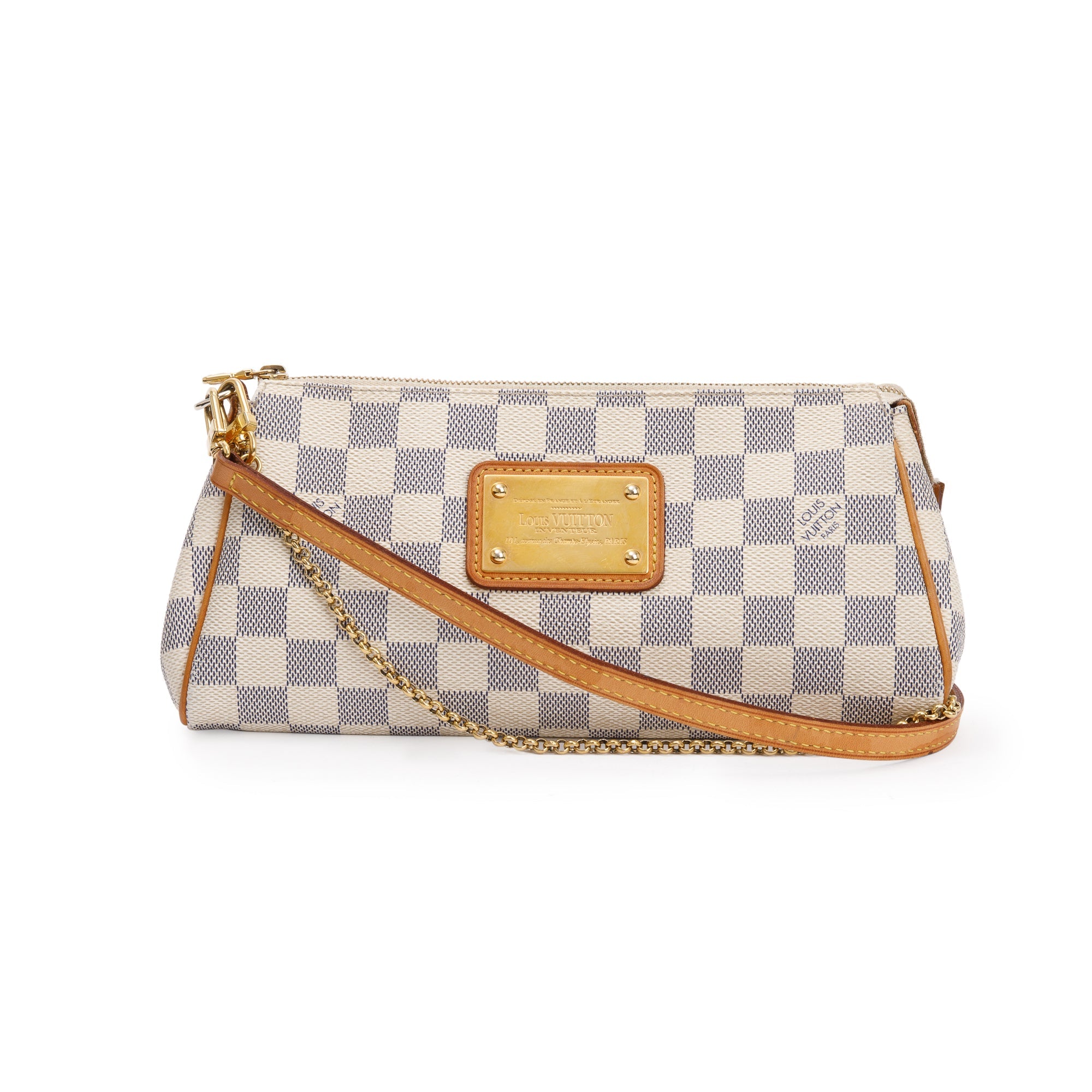 Louis Vuitton Damier Azur Eva Clutch w/ Straps