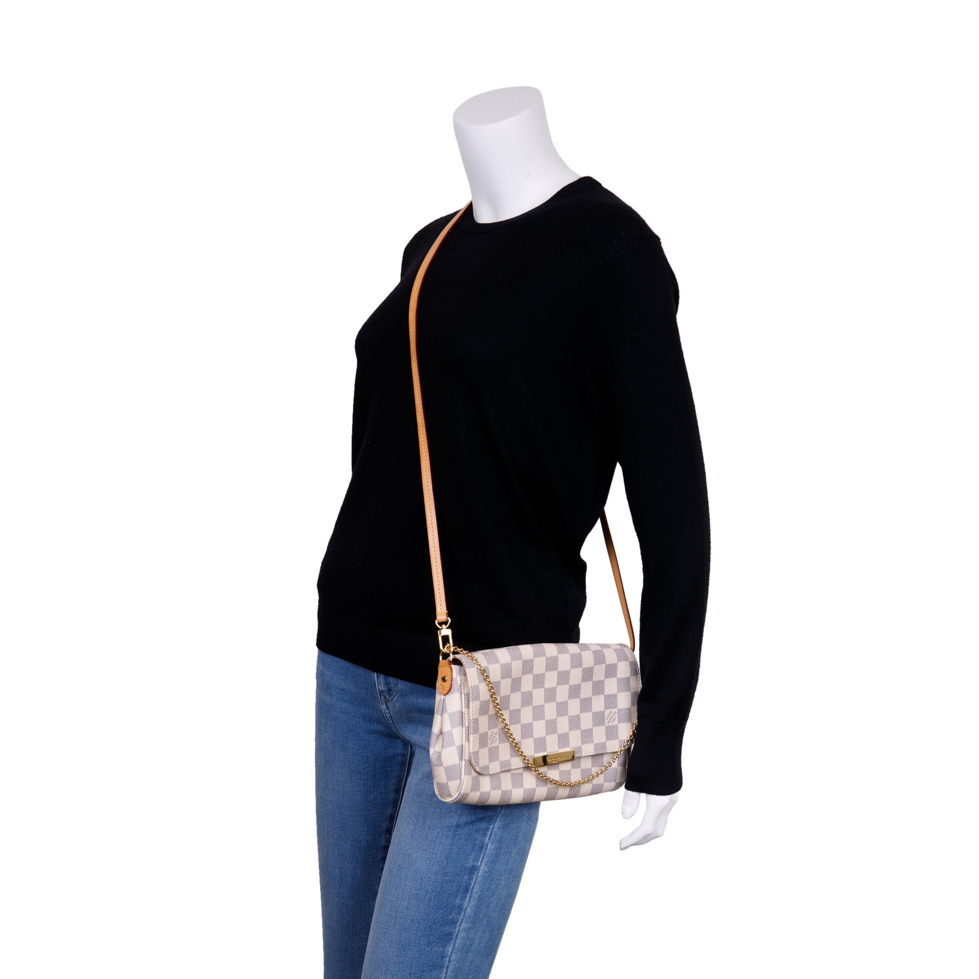 Louis Vuitton Damier Azur Favorite MM w/ Box