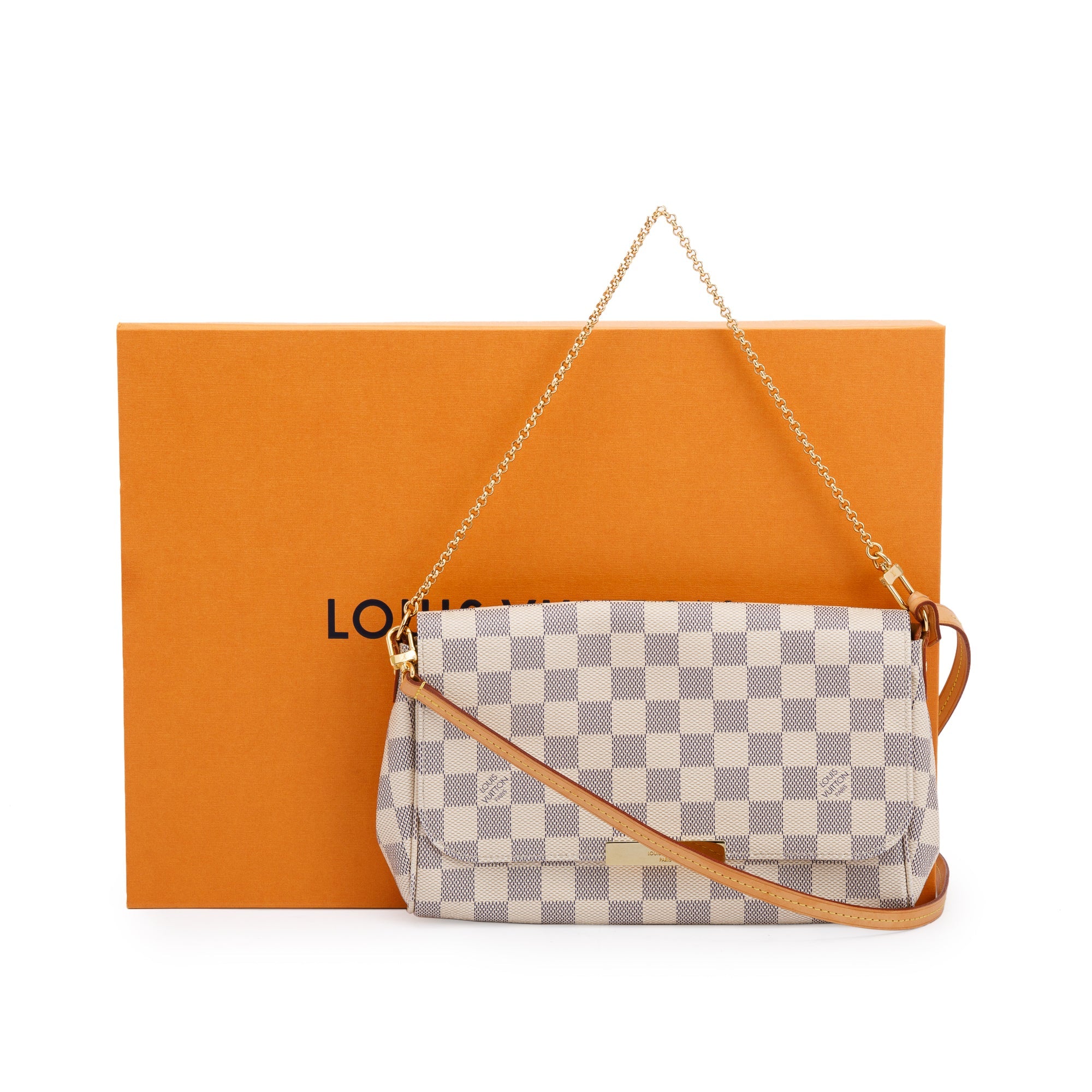 Louis Vuitton Damier Azur Favorite MM w/ Box
