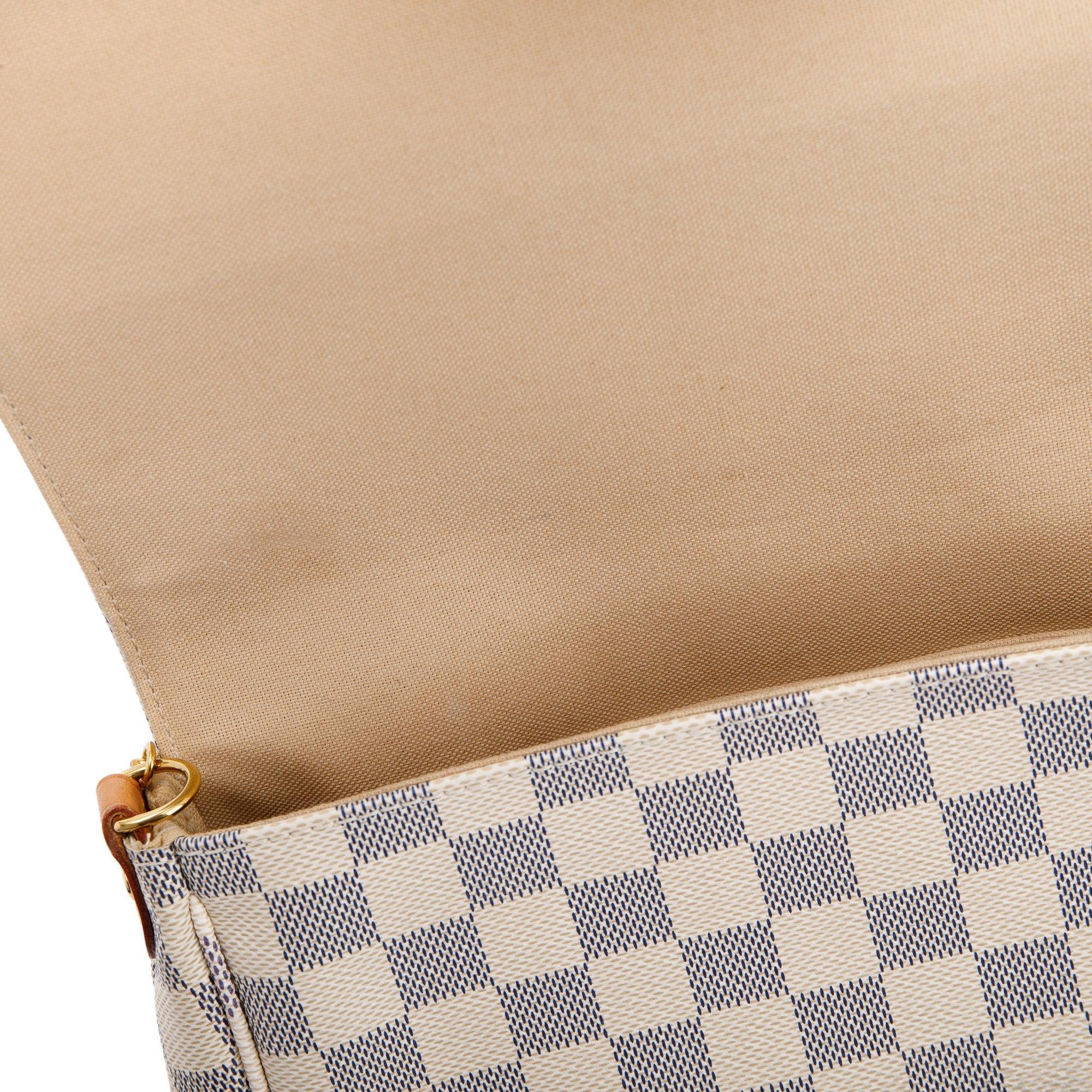 Louis Vuitton Damier Azur Favorite MM w/ Straps