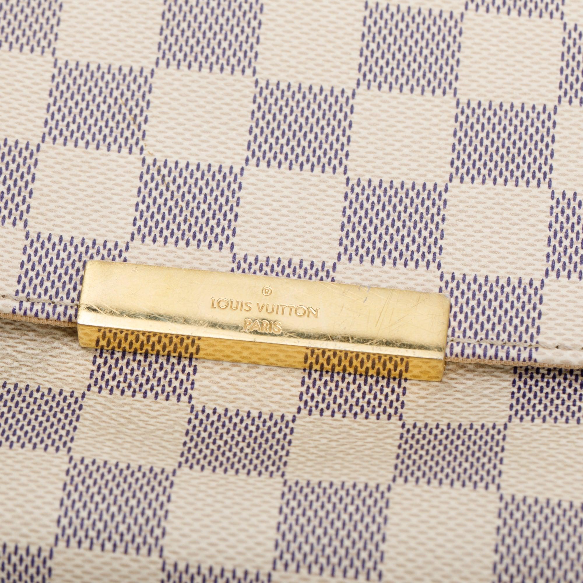 Louis Vuitton Damier Azur Favorite MM w/ Straps