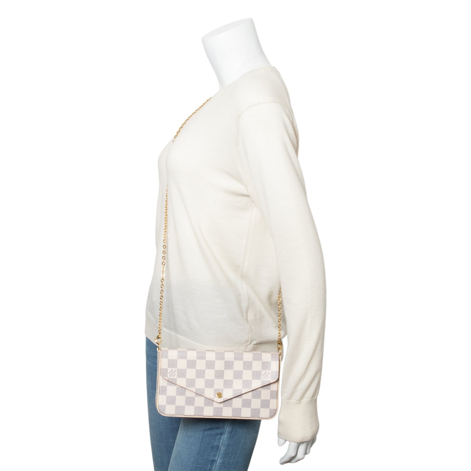 Louis Vuitton Damier Azur Felicie Pochette