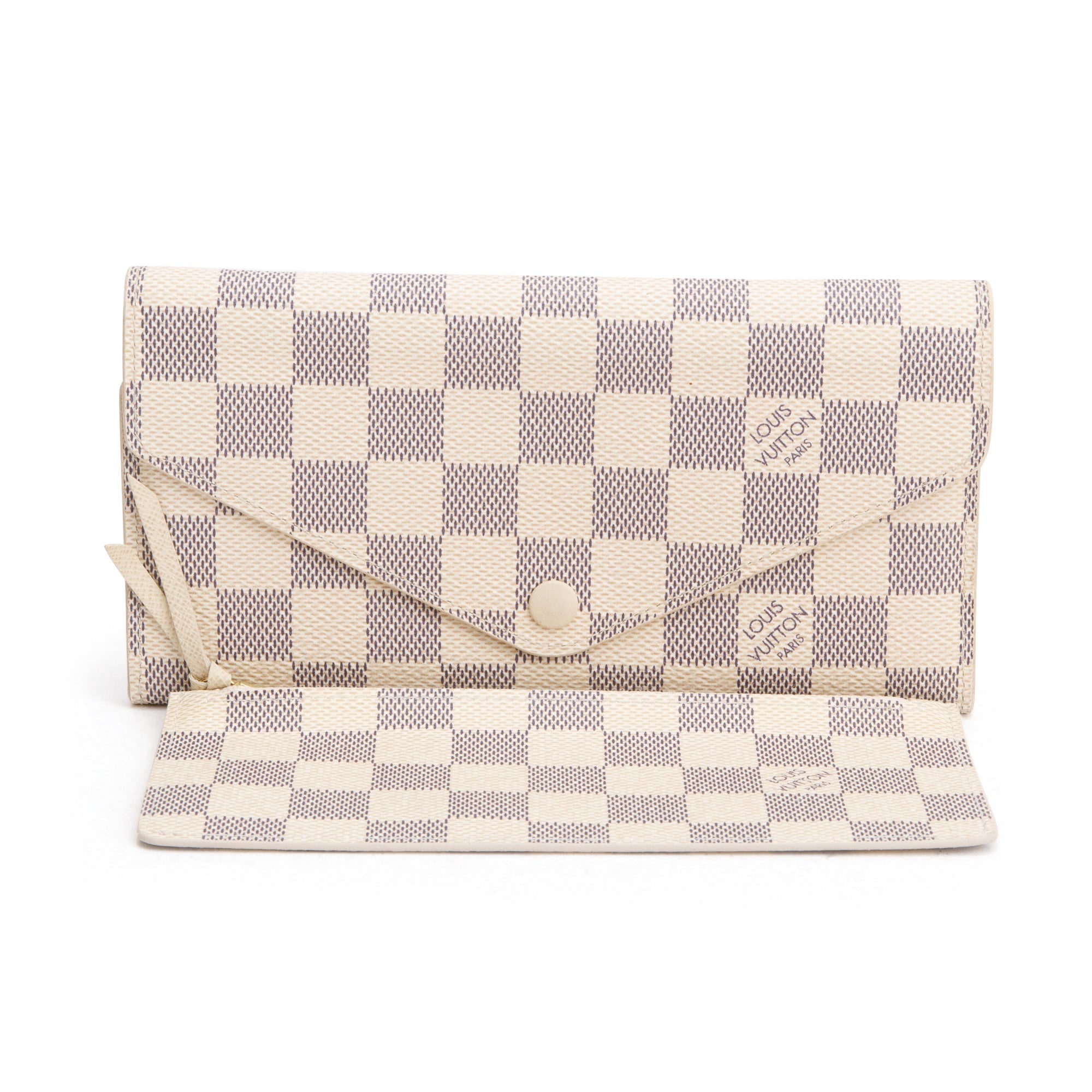 Louis Vuitton Damier Azur Josephine Wallet w/ Insert