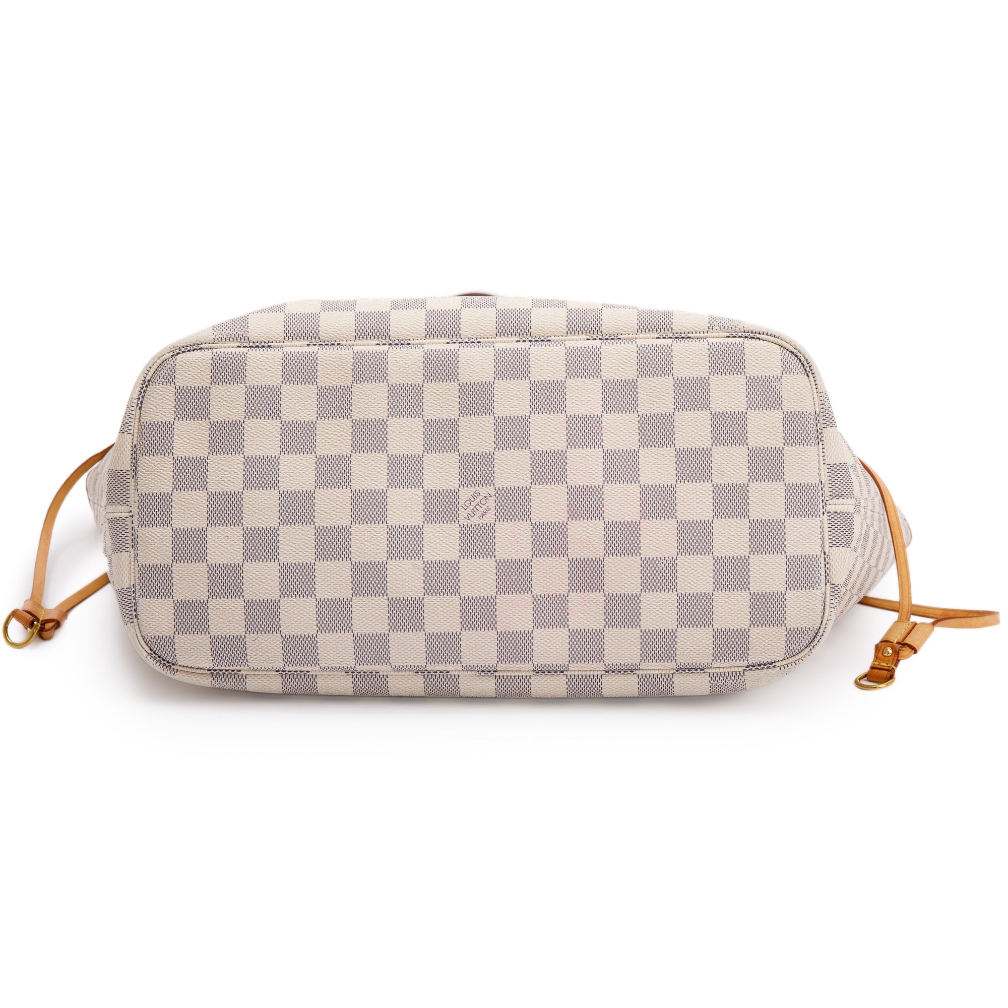 Louis Vuitton Damier Azur Neverfull MM w/ Pouch