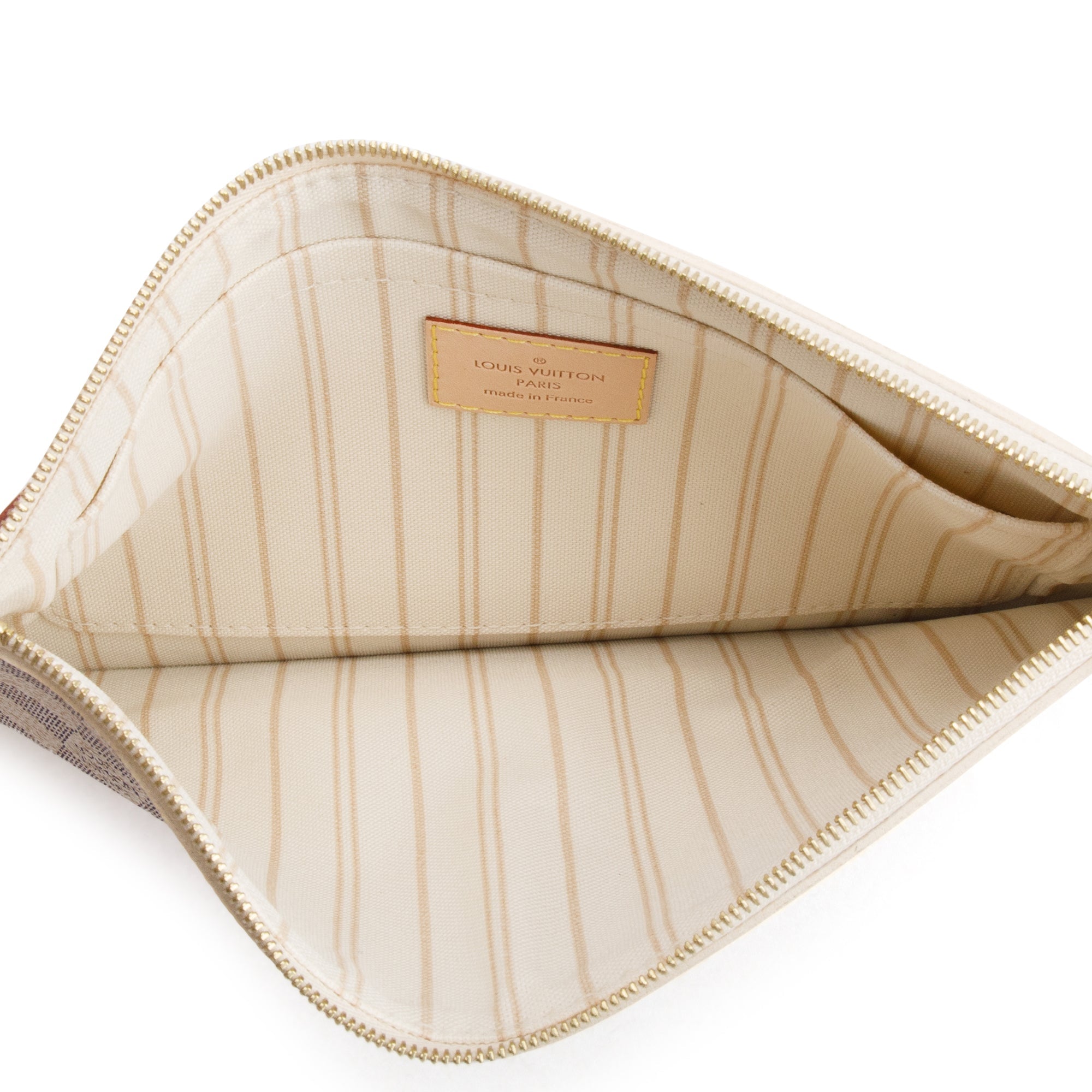 Louis Vuitton Damier Azur Neverfull MM w/ Pouch