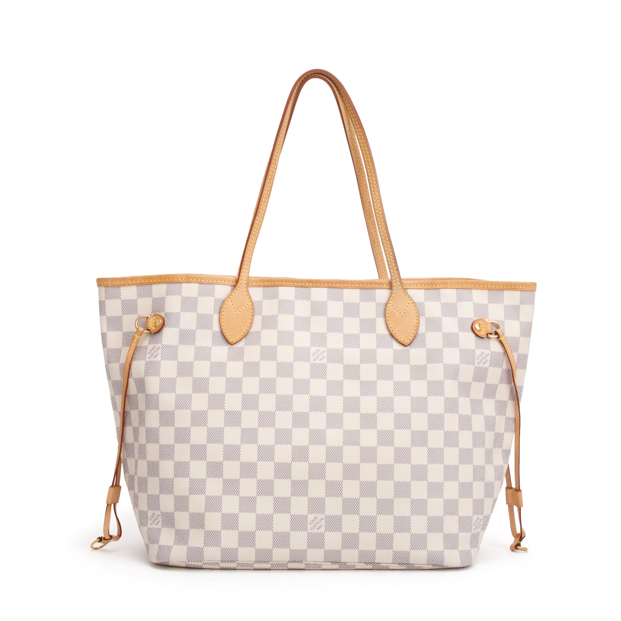 Louis Vuitton Damier Azur Neverfull MM w/ Pouch