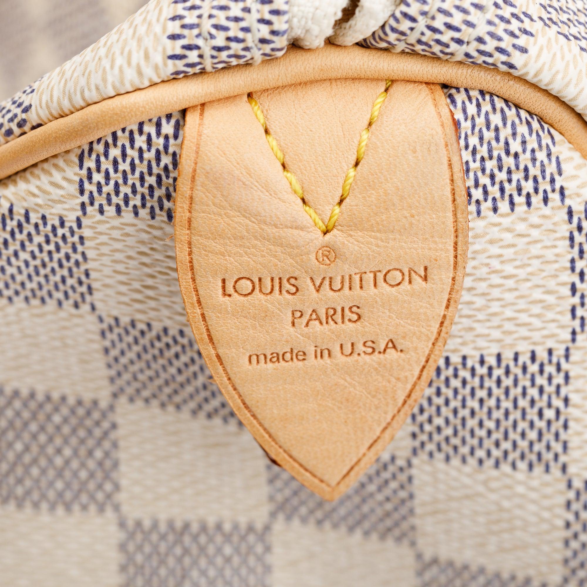 Louis Vuitton Damier Azur Speedy 30 w/ Receipt