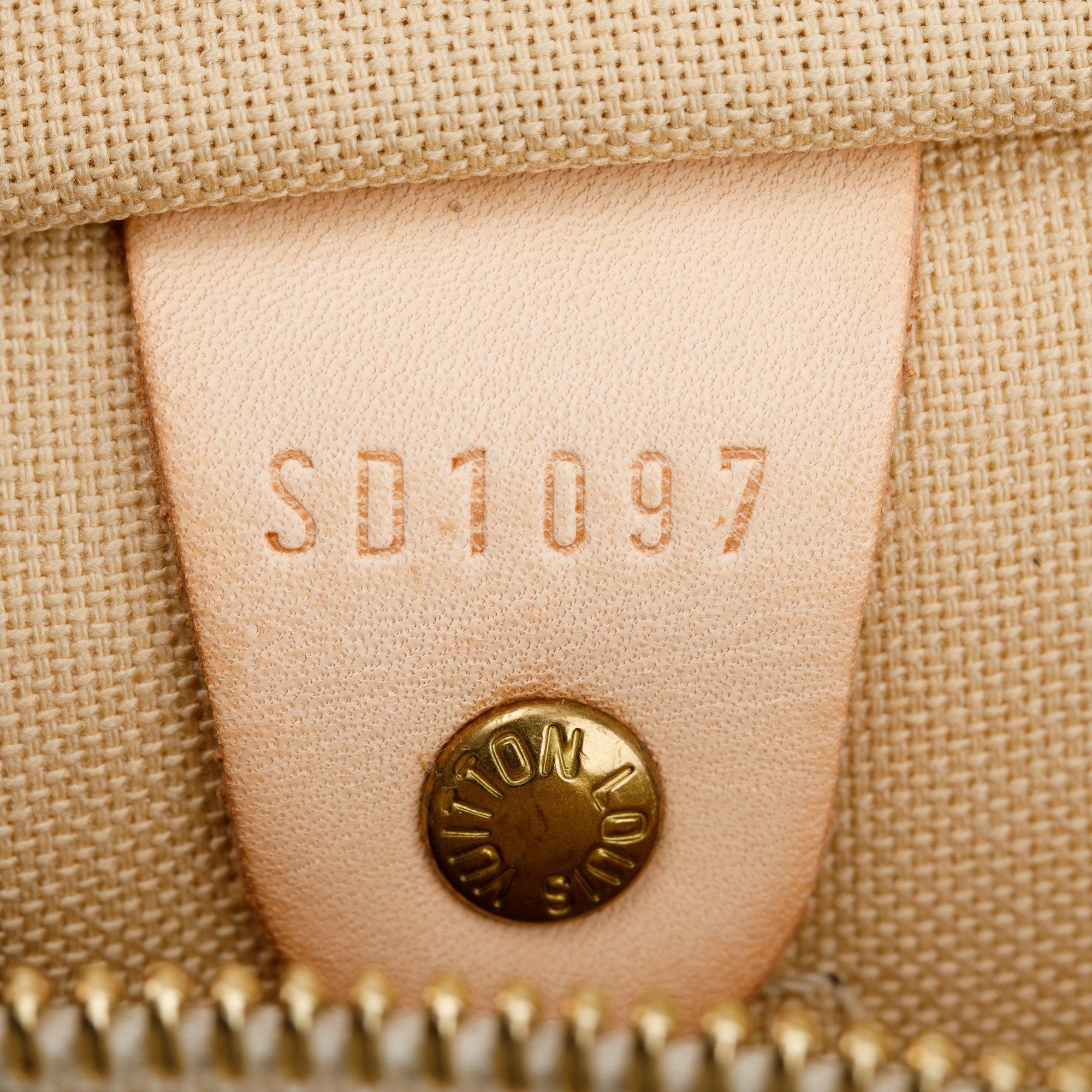 Louis Vuitton Damier Azur Speedy 30 w/ Receipt