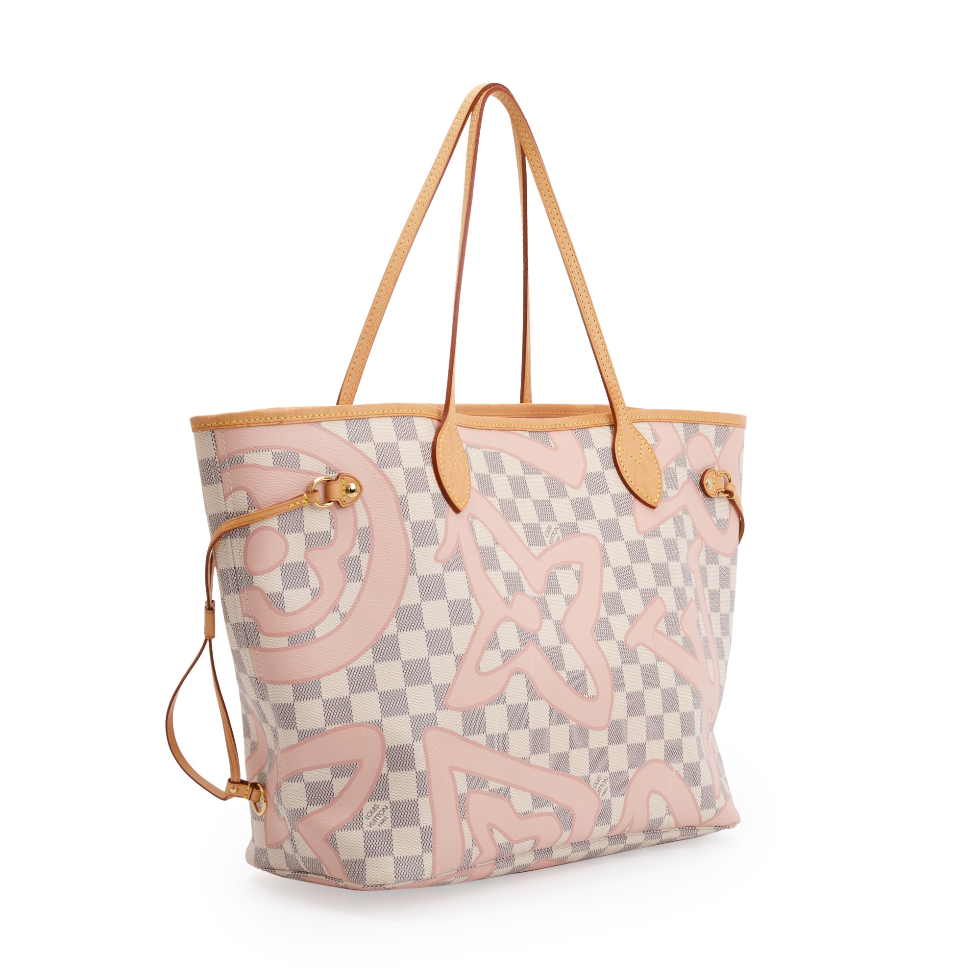 Louis Vuitton Damier Azur Tahitienne Neverfull MM w/ Box