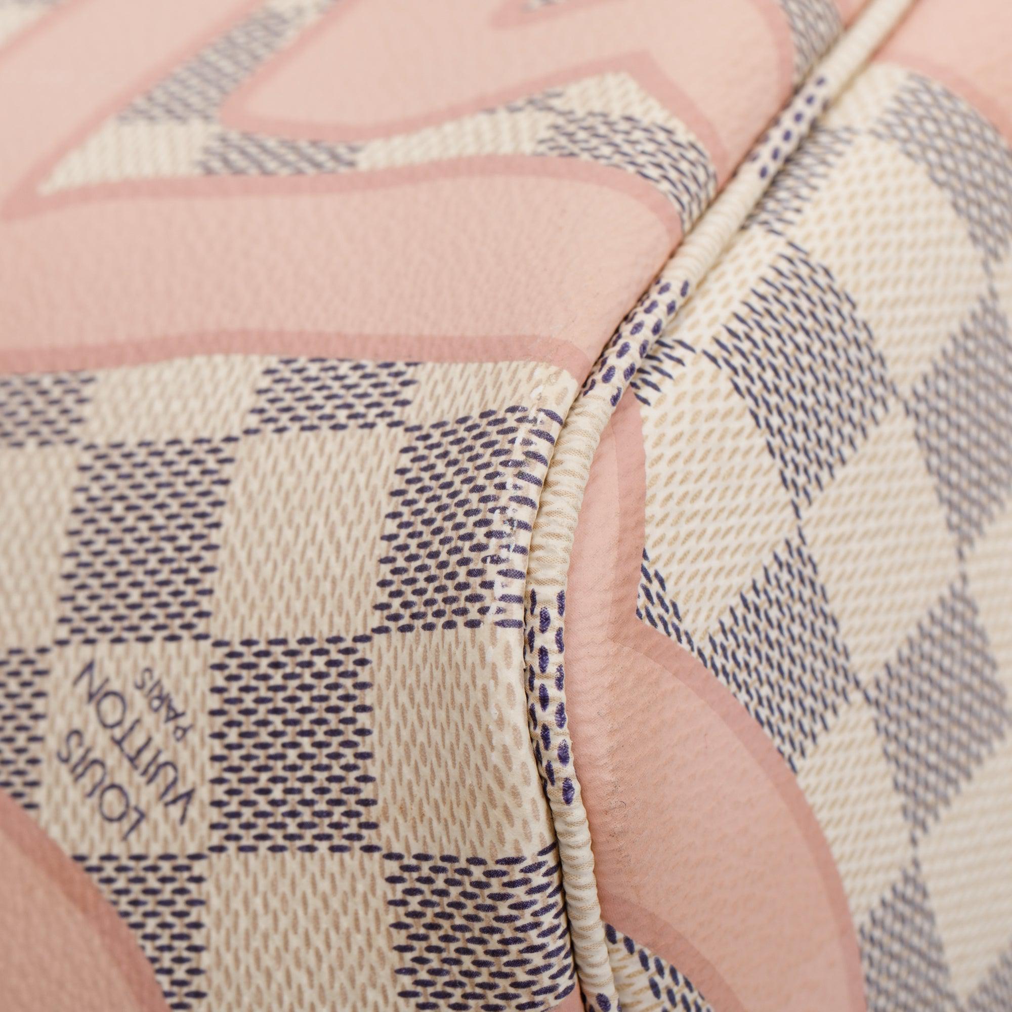 Louis Vuitton Damier Azur Tahitienne Neverfull MM w/ Box