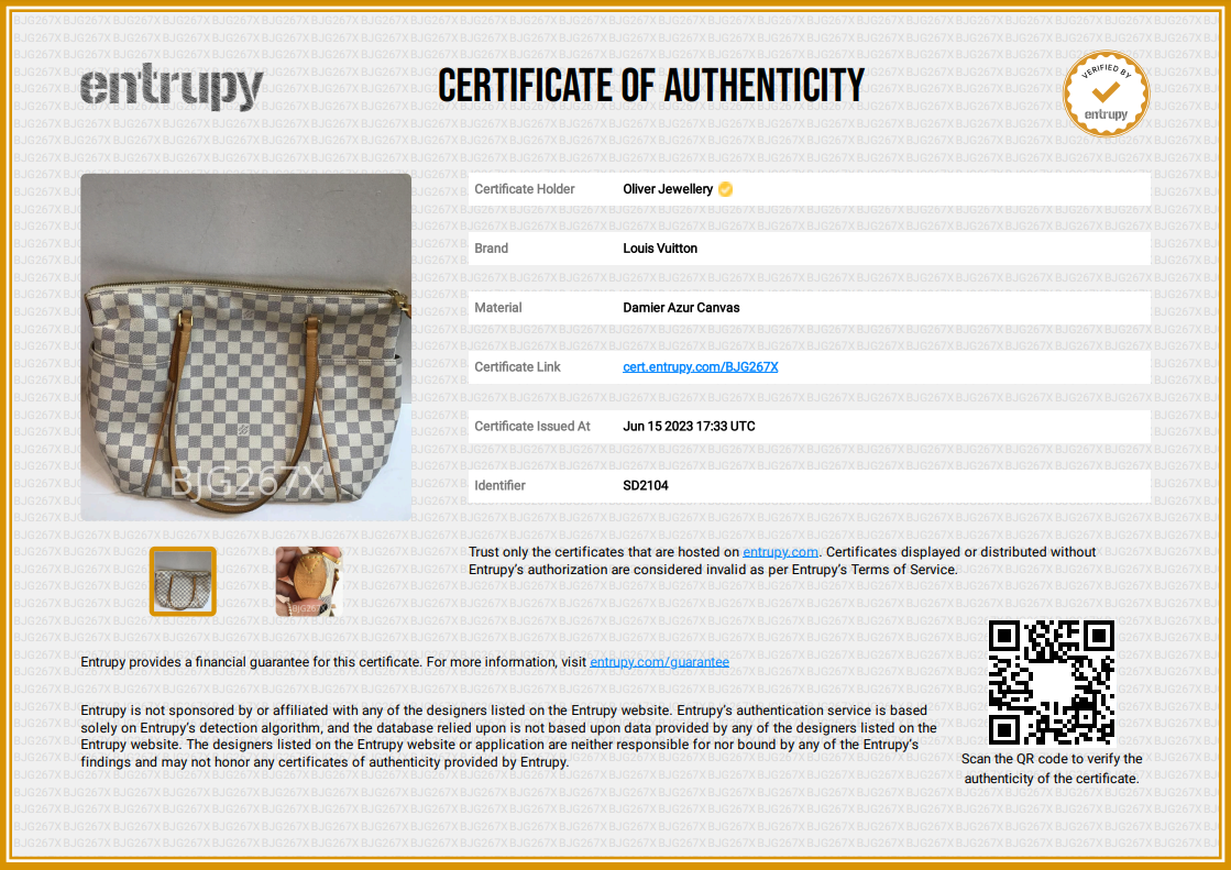 Louis Vuitton Damier Azur Totally MM