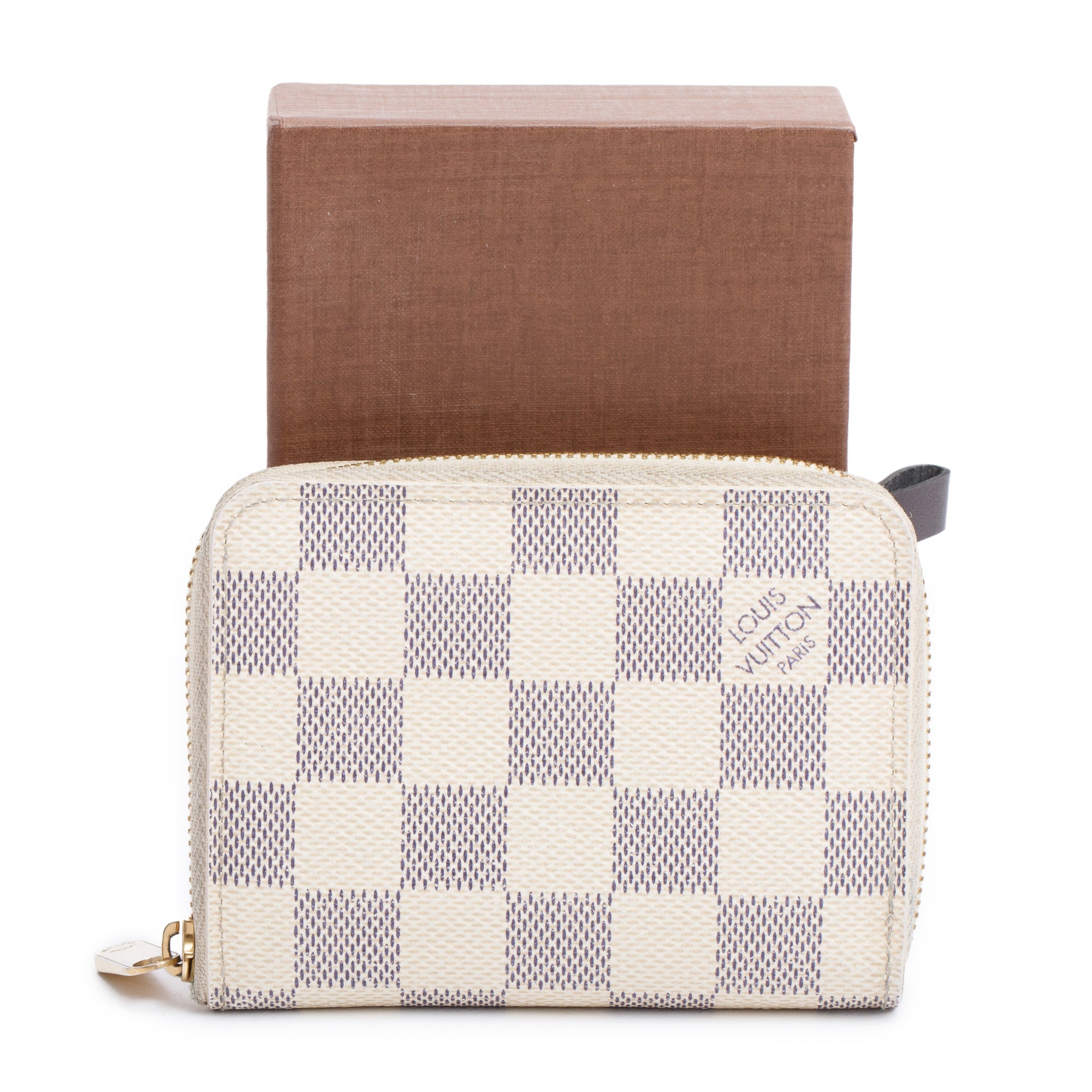 Louis Vuitton Damier Azur Zippy Coin Purse w/ Box