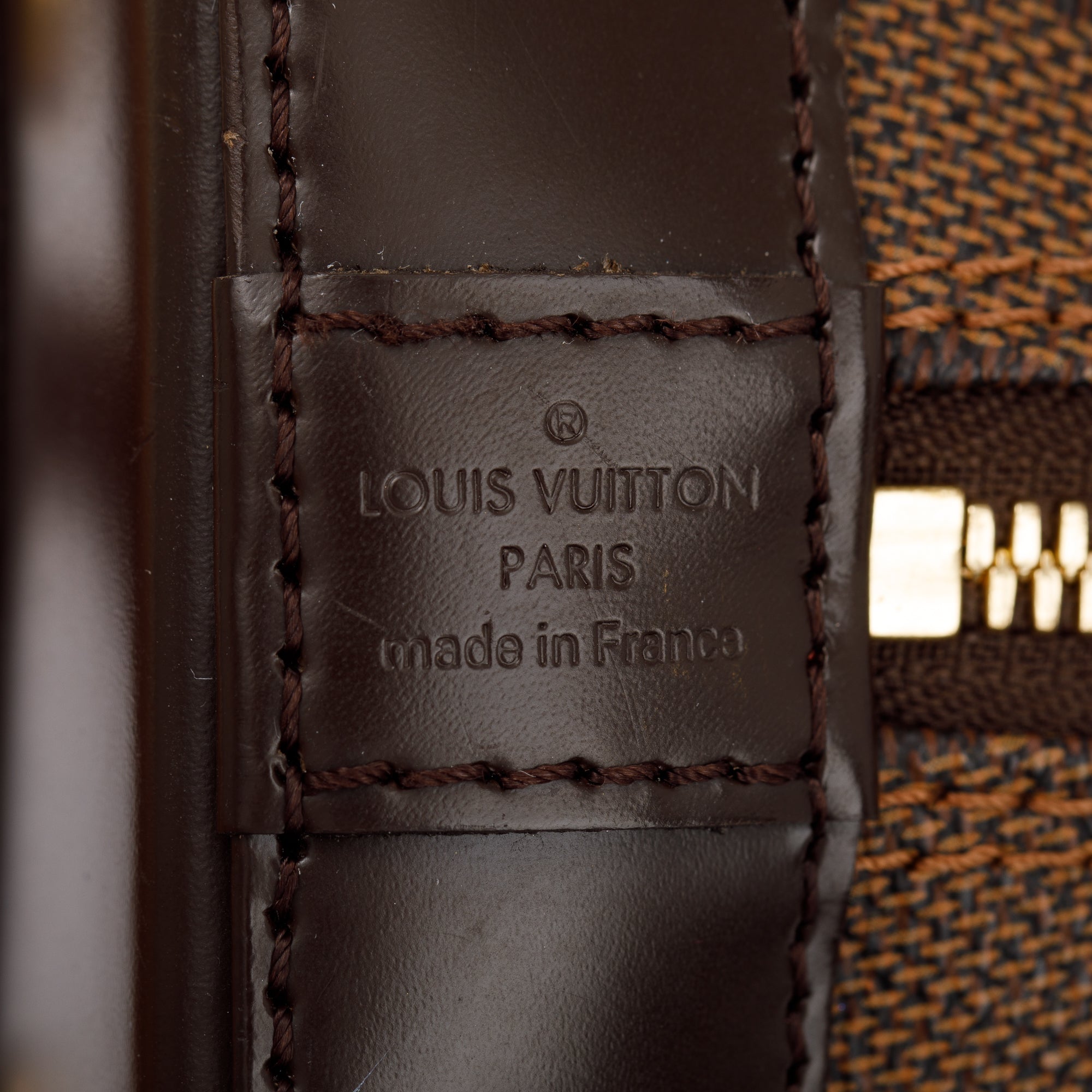 Louis Vuitton Damier Ebene Alma BB w/ Strap