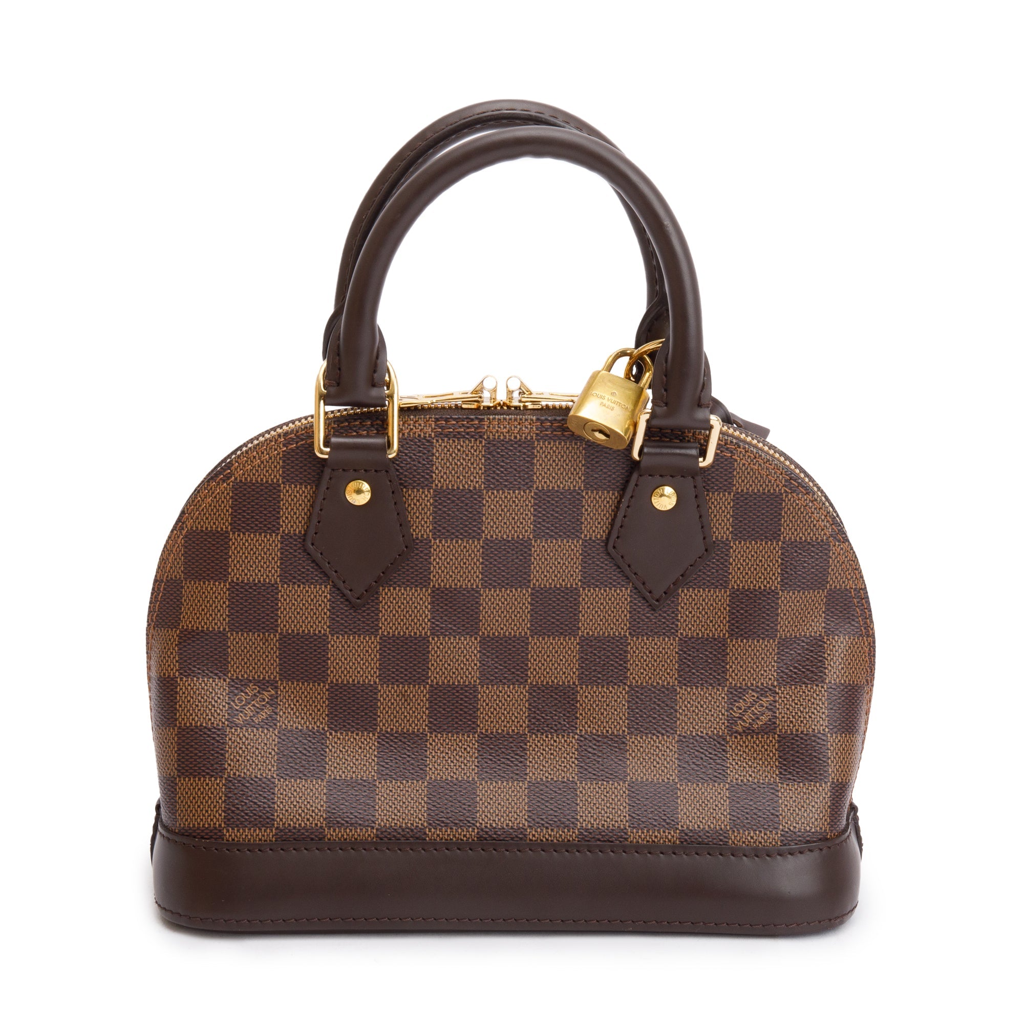 Louis Vuitton Damier Ebene Alma BB w/ Strap & Box