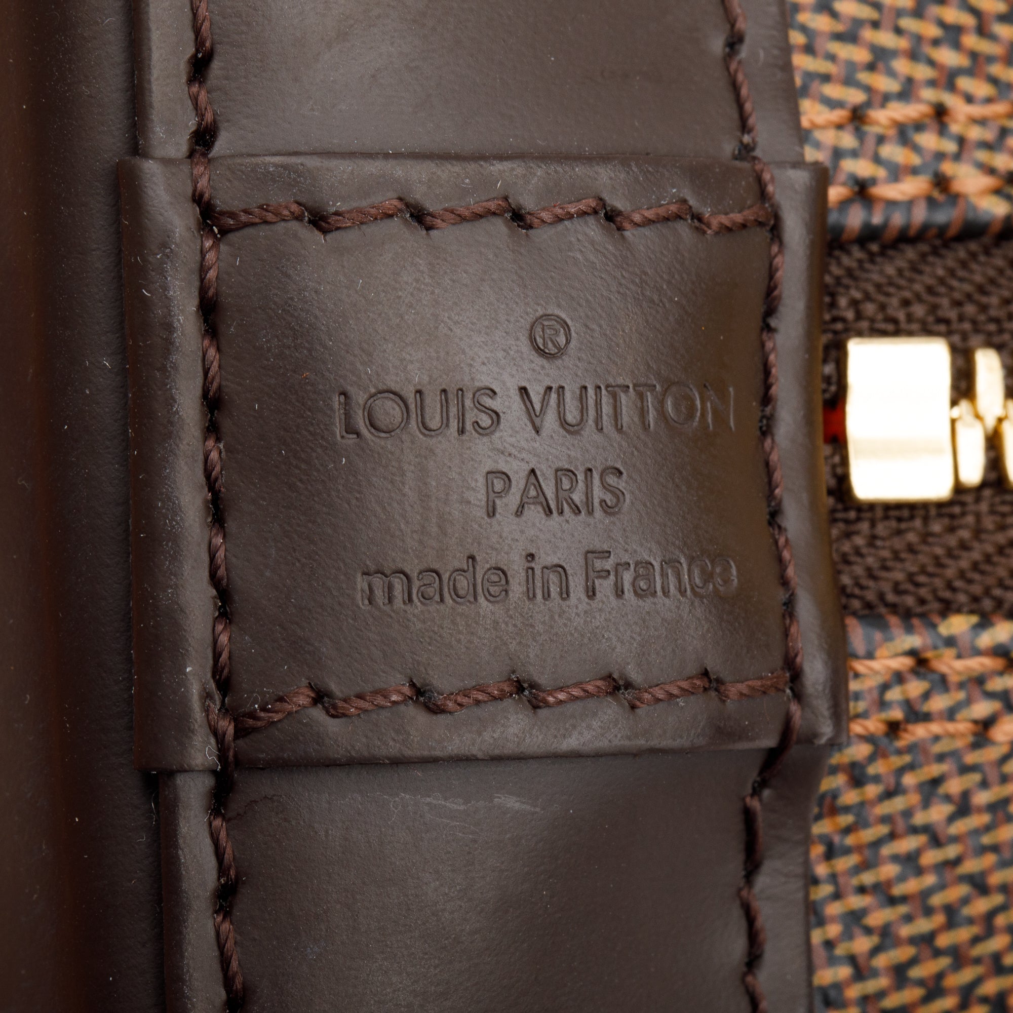 Louis Vuitton Damier Ebene Alma BB w/ Strap, Box & Receipt