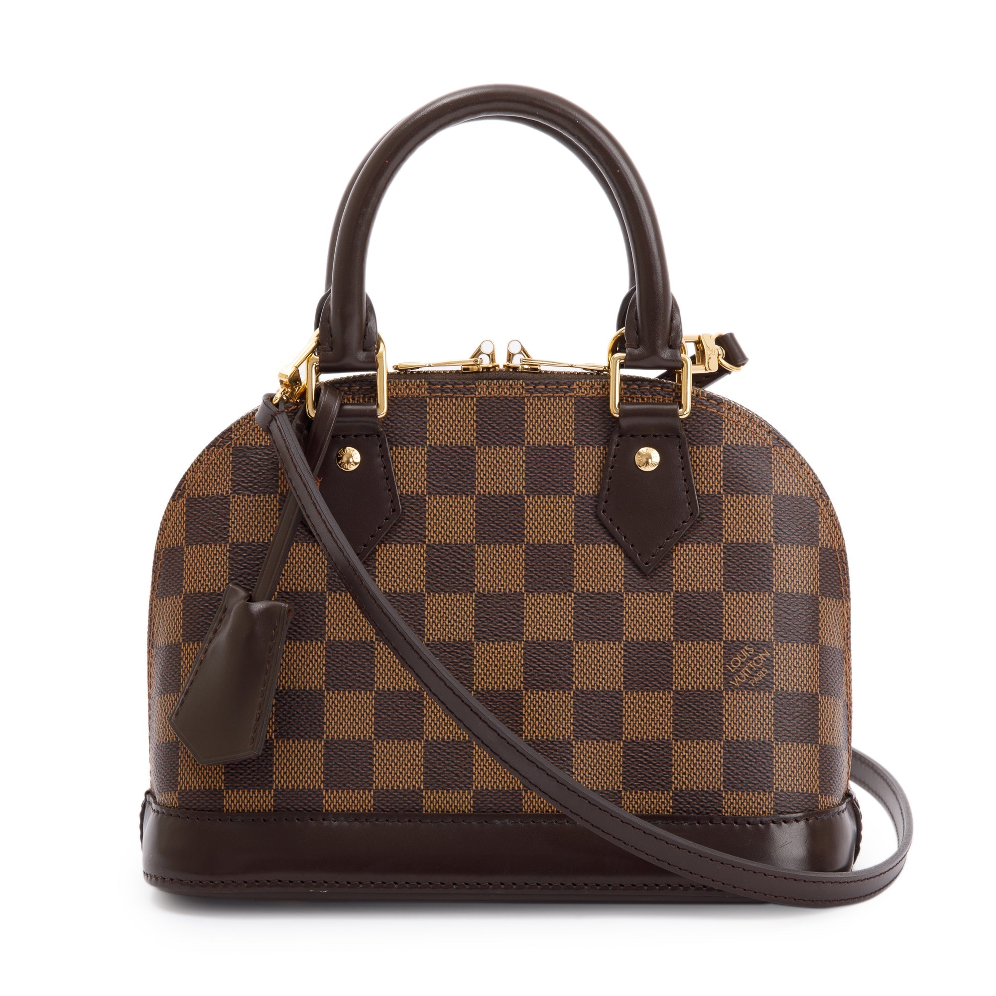 Louis Vuitton Damier Ebene Alma BB w/ Strap
