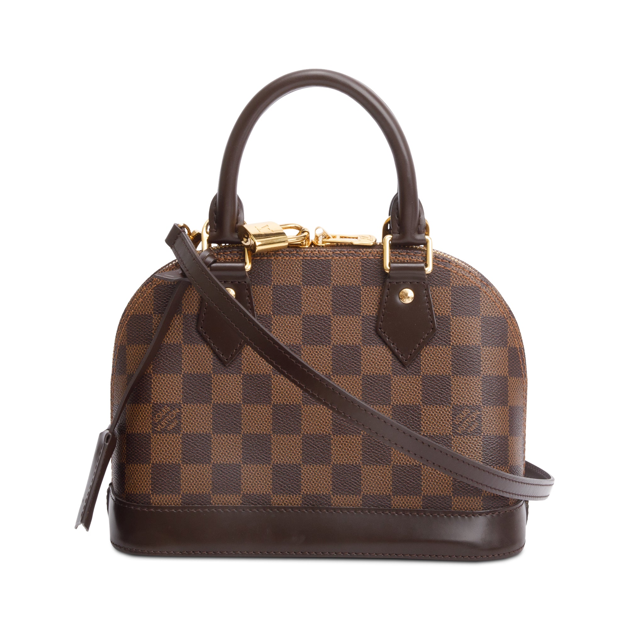 Louis Vuitton Damier Ebene Alma BB w/ Strap
