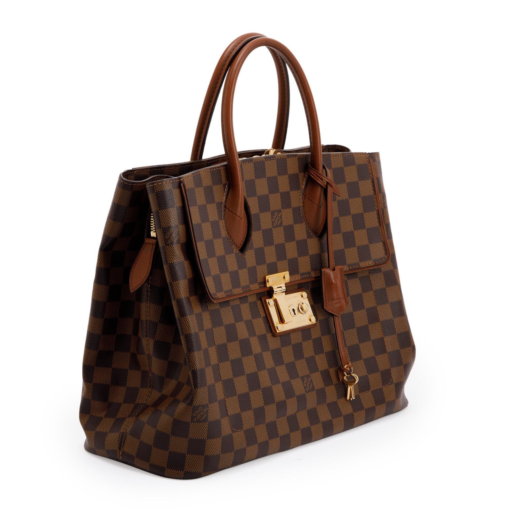 Louis Vuitton Damier Ebene Ascot Bag