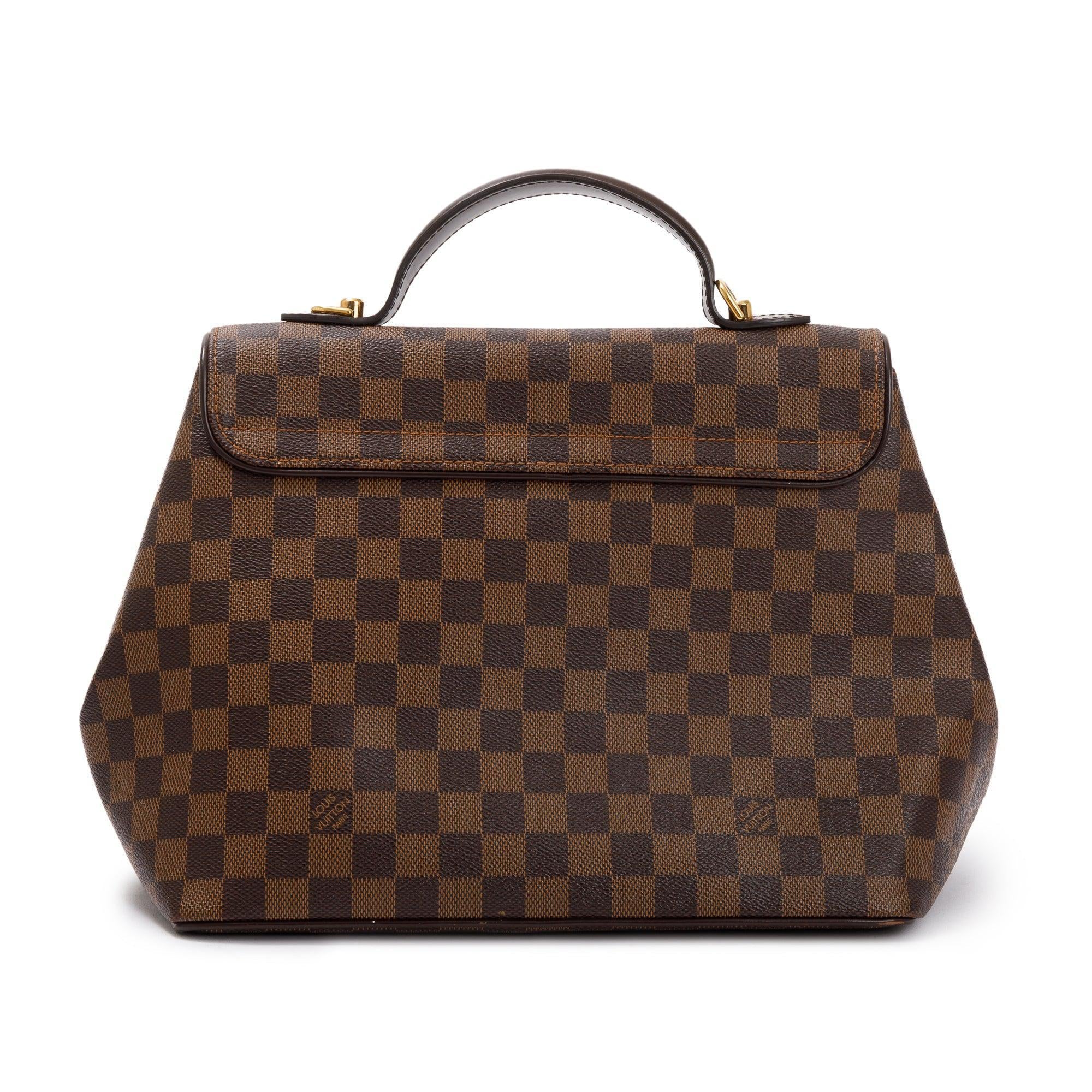 Louis Vuitton Damier Ebene Bergamo MM w/ Strap